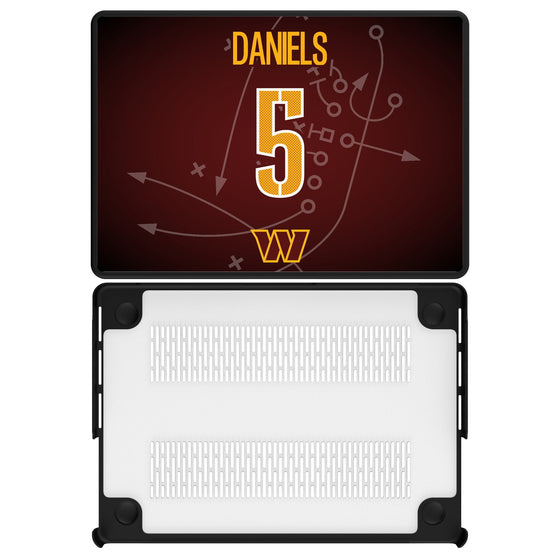 Jayden Daniels Washington Commanders 5 Game Tactic Laptop Case for Apple MacBook - Sports Gifts, Sports Memorabilia, Sports Collectibles, Fan Shop