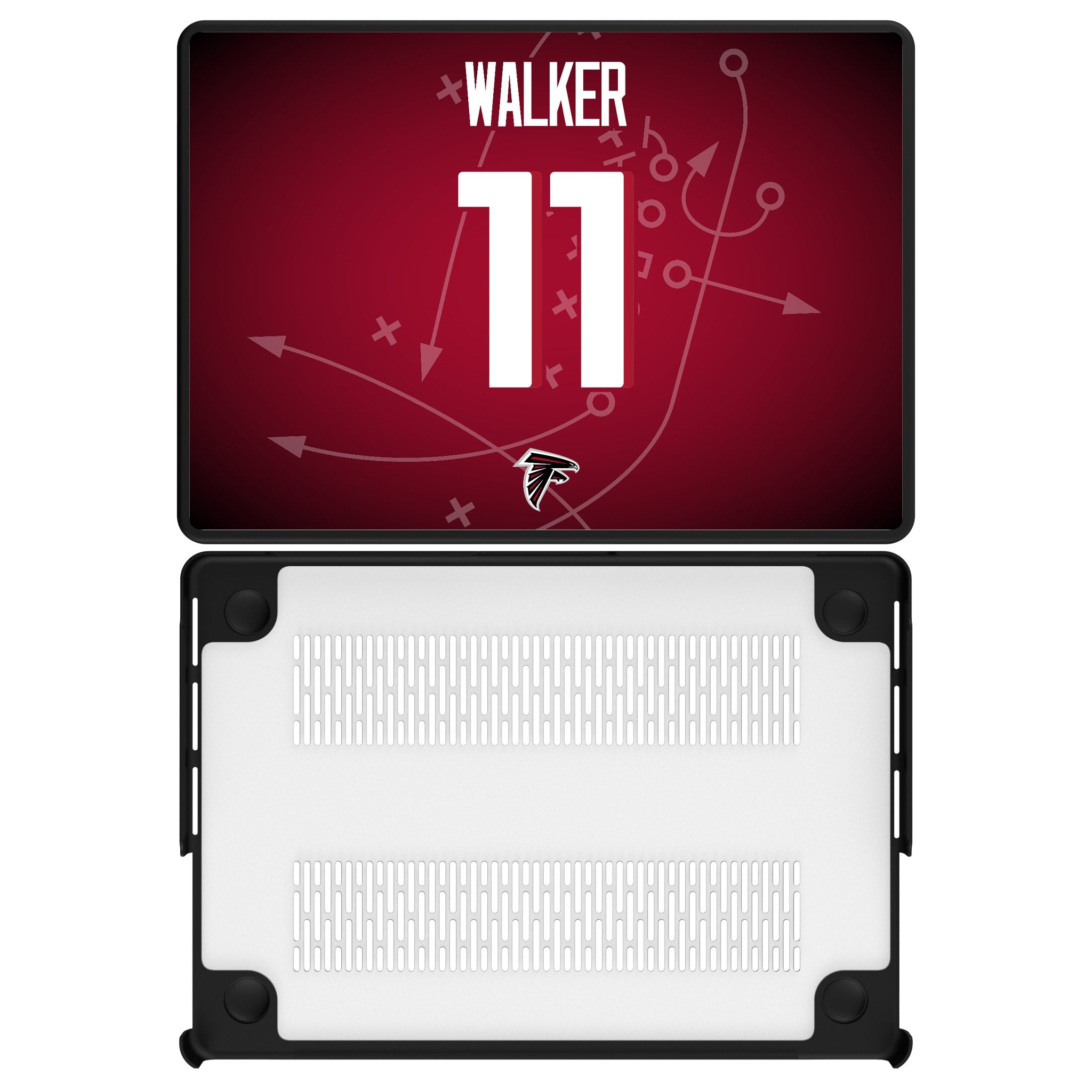 Jalon Walker Atlanta Falcons 11 Game Tactic Laptop Case for Apple MacBook - Sports Gifts, Sports Memorabilia, Sports Collectibles, Fan Shop