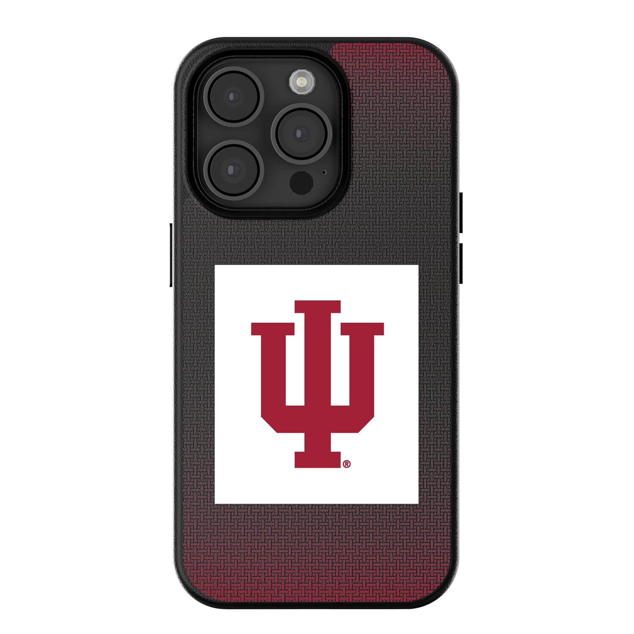 Indiana University Hoosiers Linen MagSafe Compatible Phone Case for Apple iPhone - Sports Gifts, Sports Memorabilia, Sports Collectibles, Fan Shop