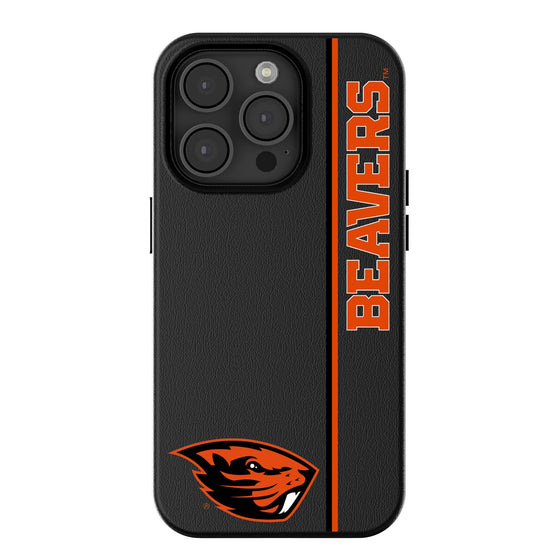Oregon State University Beavers Sidebar MagSafe Compatible Phone Case for Apple iPhone - Sports Gifts, Sports Memorabilia, Sports Collectibles, Fan Shop