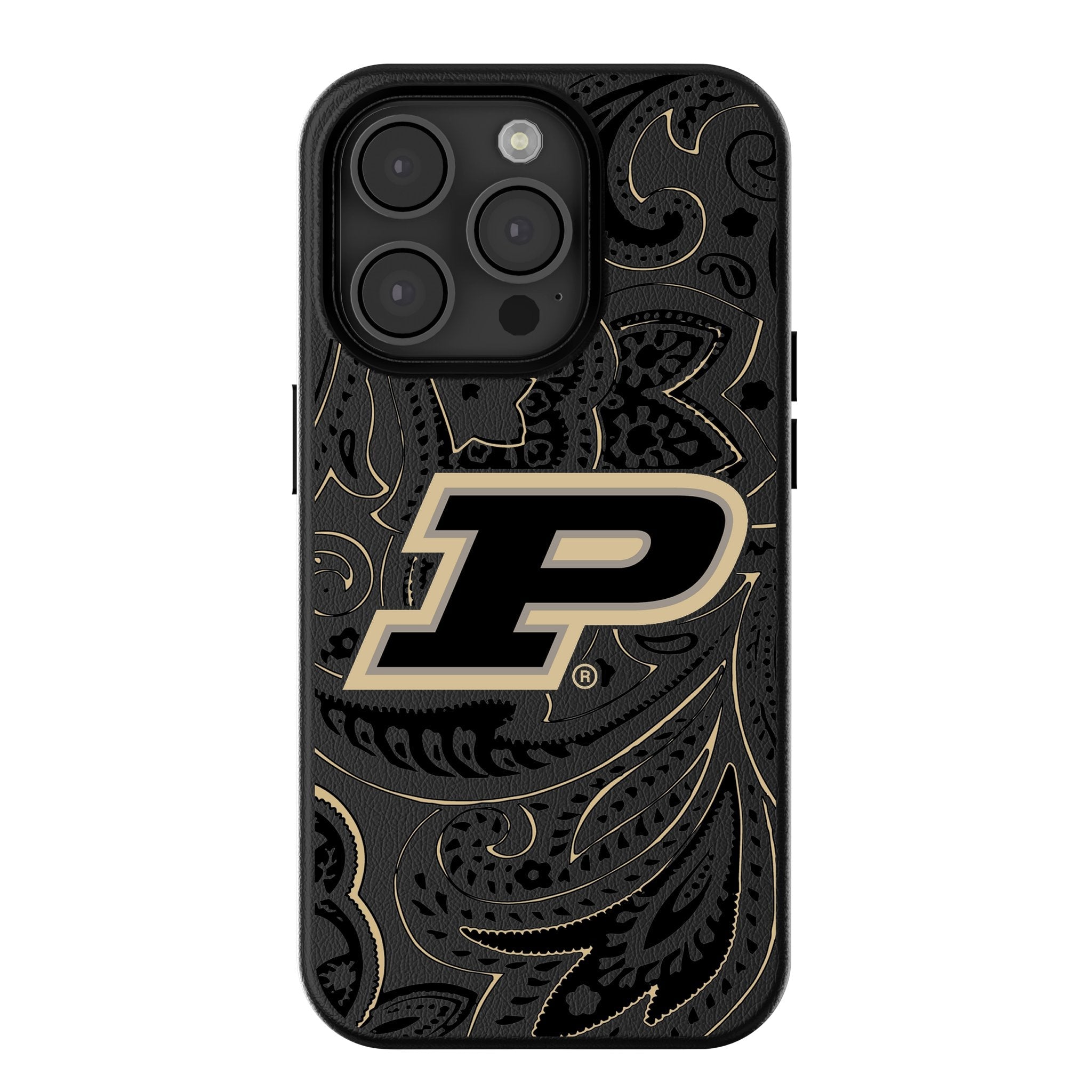 Purdue University Boilermakers Paisley MagSafe Compatible Phone Case for Apple iPhone - Sports Gifts, Sports Memorabilia, Sports Collectibles, Fan Shop