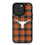 University of Texas Longhorns Plaid MagSafe Compatible Phone Case for Apple iPhone - Sports Gifts, Sports Memorabilia, Sports Collectibles, Fan Shop