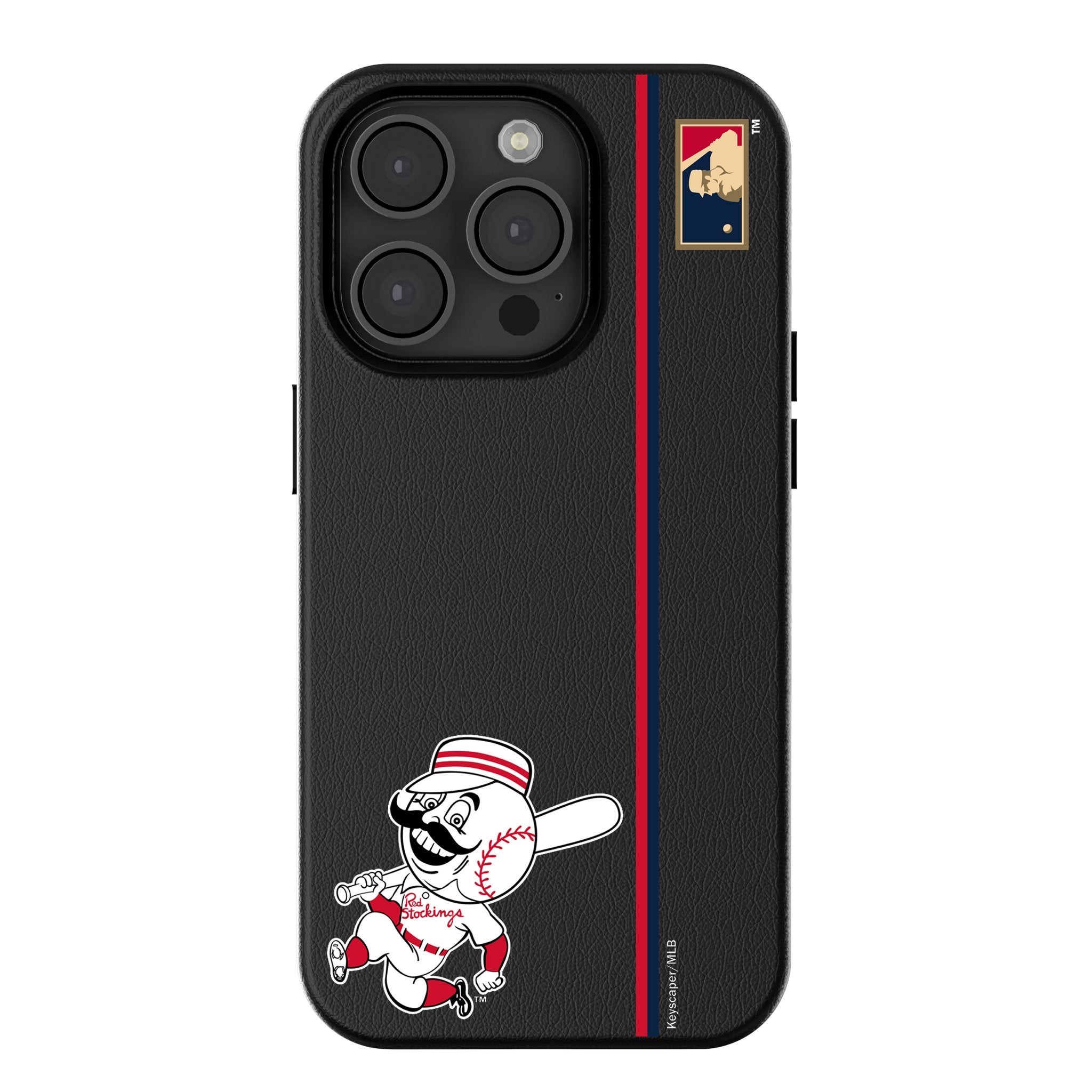 Cincinnati Reds 1953-1967 - Cooperstown Collection Sidebar MagSafe Compatible Phone Case for Apple iPhone - Sports Gifts, Sports Memorabilia, Sports Collectibles, Fan Shop