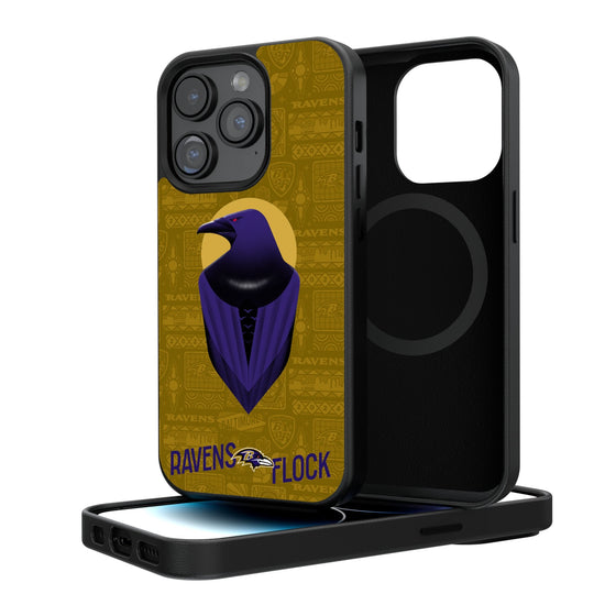 Baltimore Ravens 2024 Illustrated Limited Edition Magnetic Phone Case-0