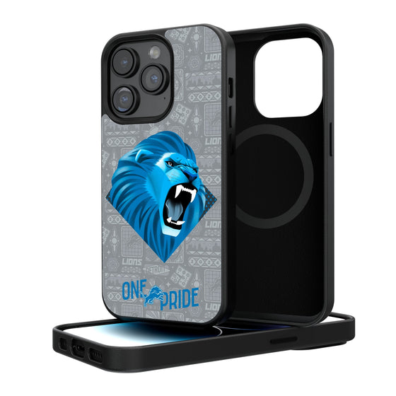 Detroit Lions 2024 Illustrated Limited Edition Magnetic Phone Case-0