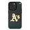 Oakland Athletics Linen MagSafe Compatible Phone Case for Apple iPhone - Sports Gifts, Sports Memorabilia, Sports Collectibles, Fan Shop