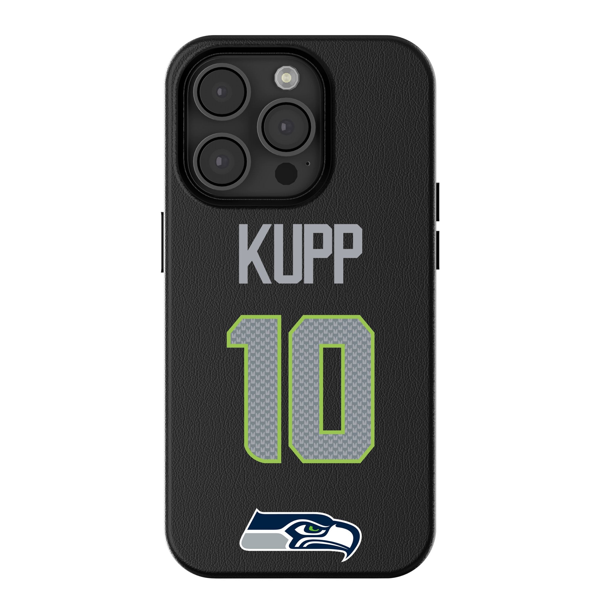 Cooper Kupp Seattle Seahawks 10 Game Tactic MagSafe Compatible Phone Case for Apple iPhone - Sports Gifts, Sports Memorabilia, Sports Collectibles, Fan Shop