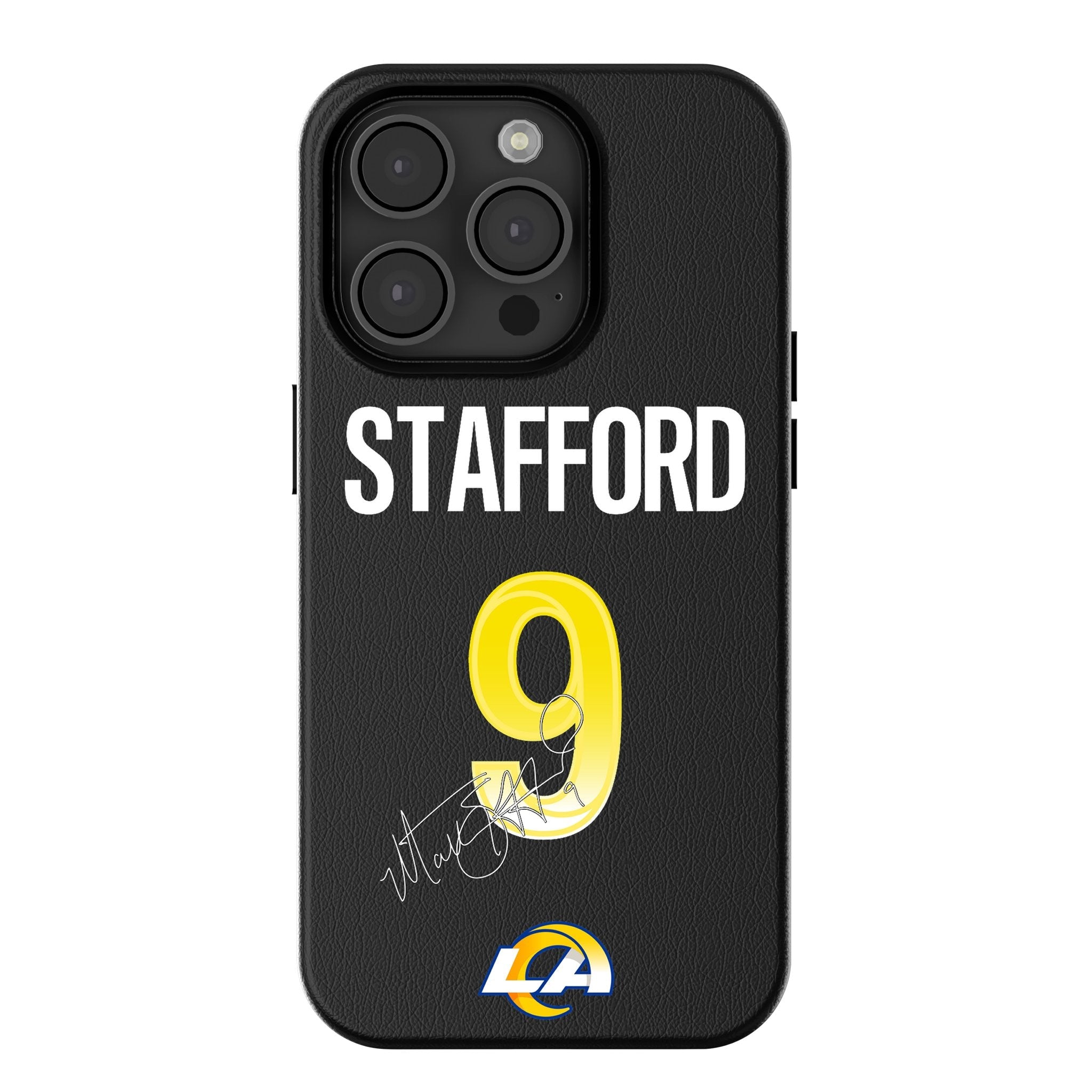 Matthew Stafford Los Angeles Rams 9 Ready MagSafe Compatible Phone Case for Apple iPhone - Sports Gifts, Sports Memorabilia, Sports Collectibles, Fan Shop