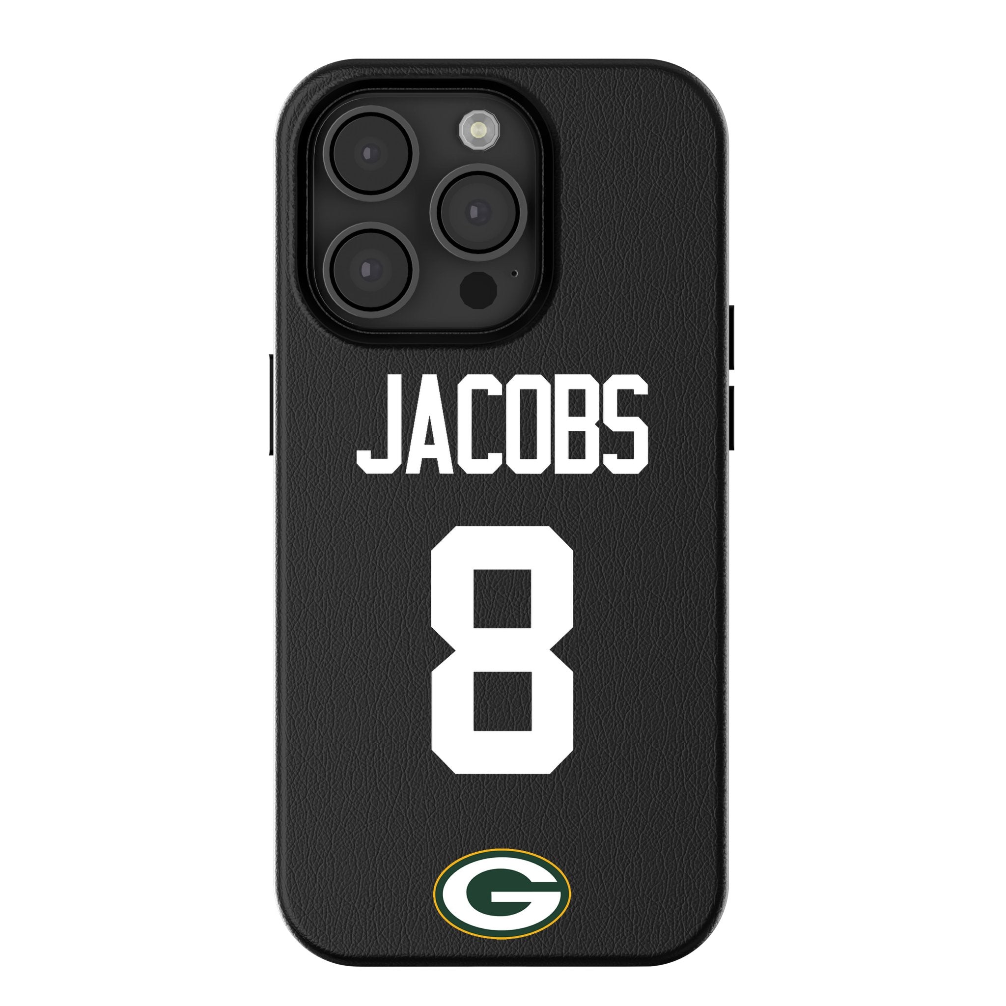 Josh Jacobs Green Bay Packers 8 Ready MagSafe Compatible Phone Case for Apple iPhone - Sports Gifts, Sports Memorabilia, Sports Collectibles, Fan Shop
