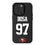 Nick Bosa San Francisco 49ers 97 Ready MagSafe Compatible Phone Case for Apple iPhone - Sports Gifts, Sports Memorabilia, Sports Collectibles, Fan Shop