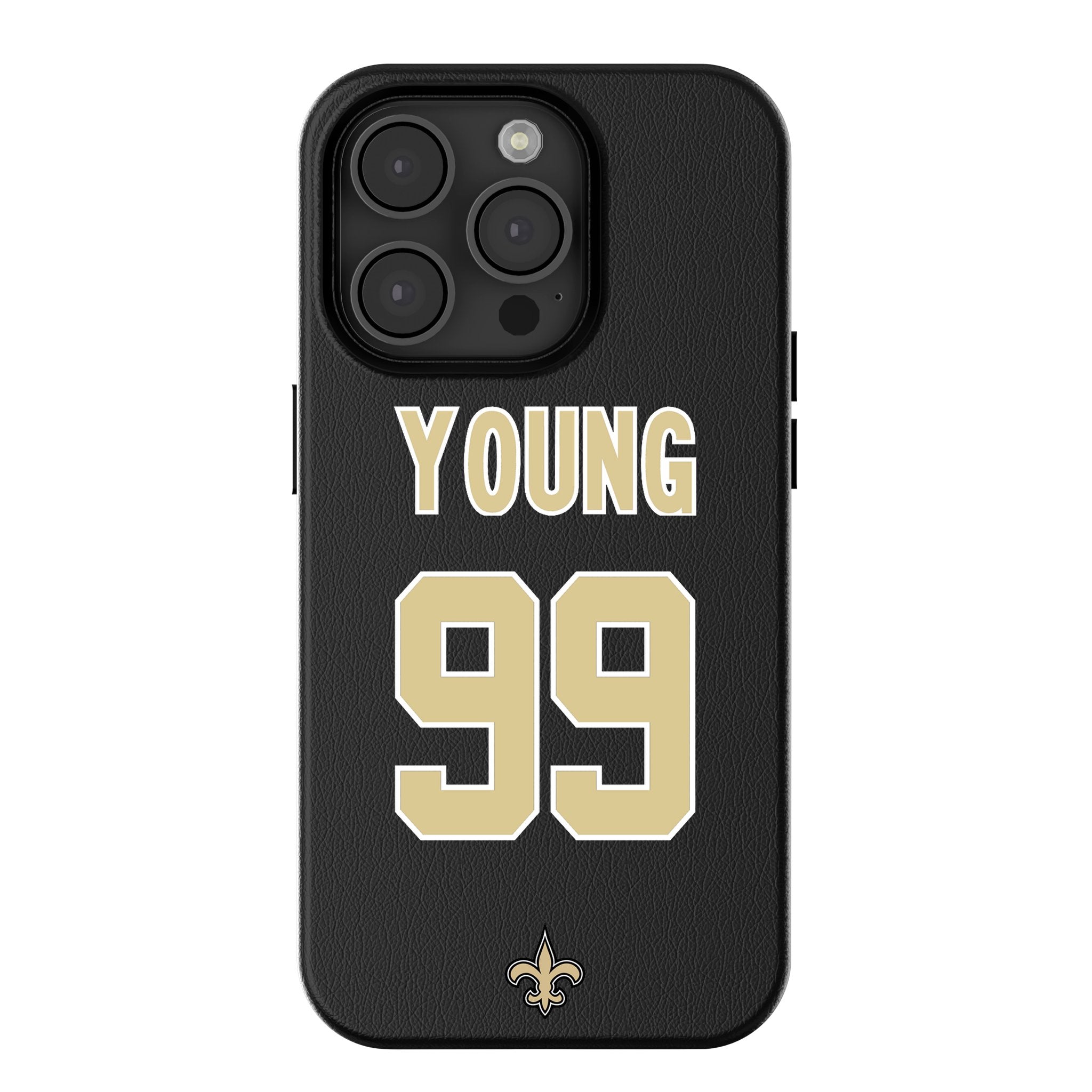 Chase Young New Orleans Saints 99 Ready MagSafe Compatible Phone Case for Apple iPhone - Sports Gifts, Sports Memorabilia, Sports Collectibles, Fan Shop