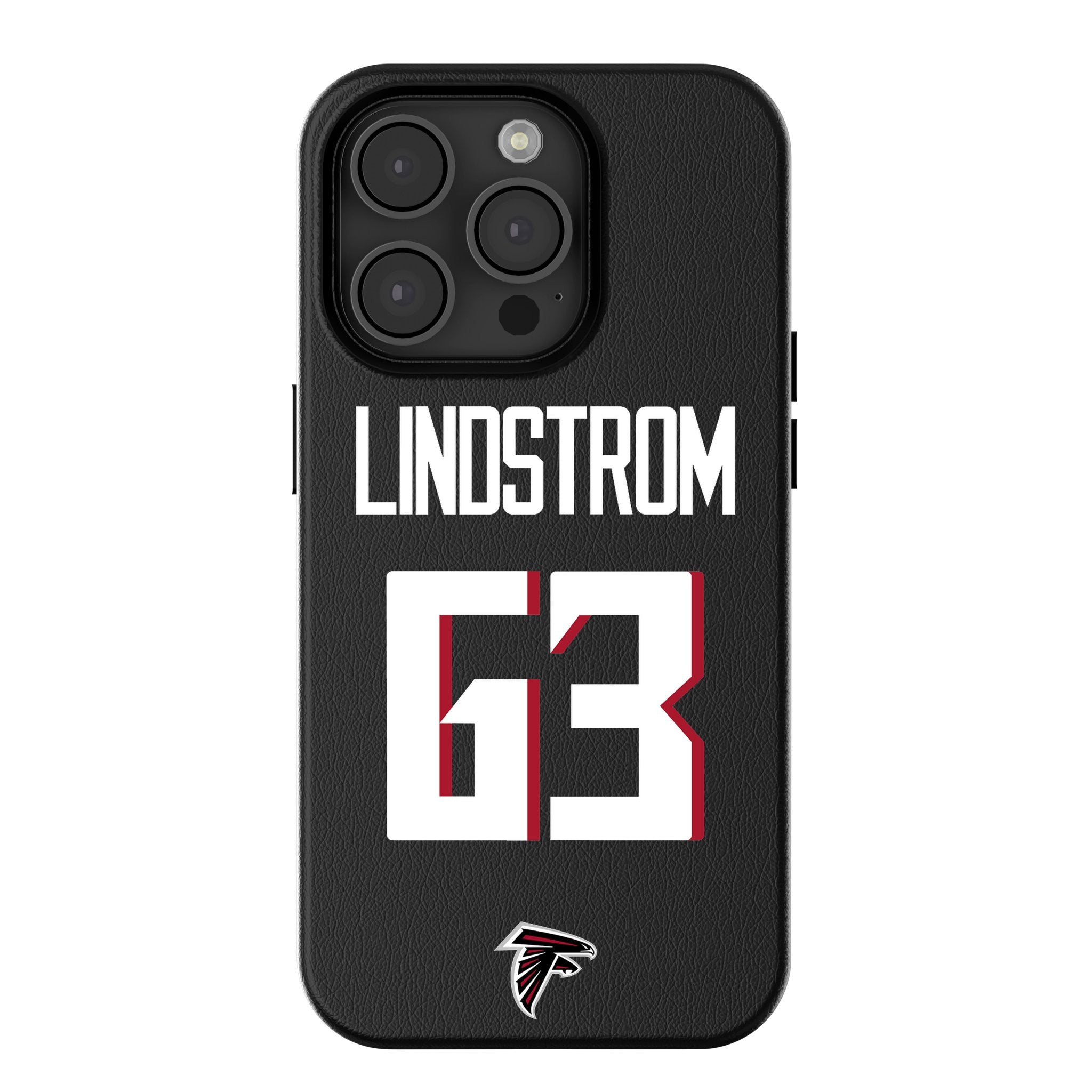 Chris Lindstrom Atlanta Falcons 63 Ready MagSafe Compatible Phone Case for Apple iPhone - Sports Gifts, Sports Memorabilia, Sports Collectibles, Fan Shop