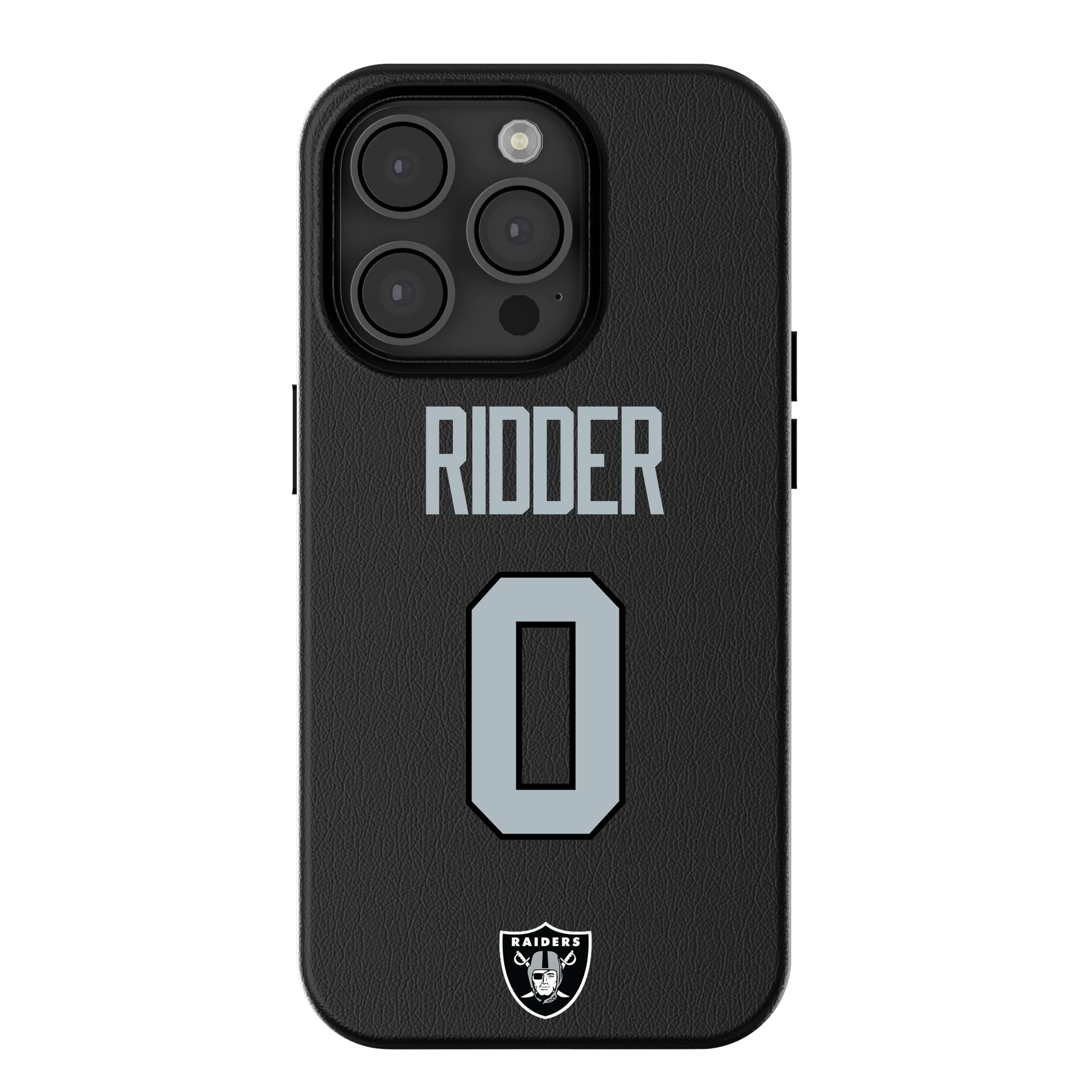 Desmond Ridder Las Vegas Raiders 0 Game Tactic MagSafe Compatible Phone Case for Apple iPhone - Sports Gifts, Sports Memorabilia, Sports Collectibles, Fan Shop