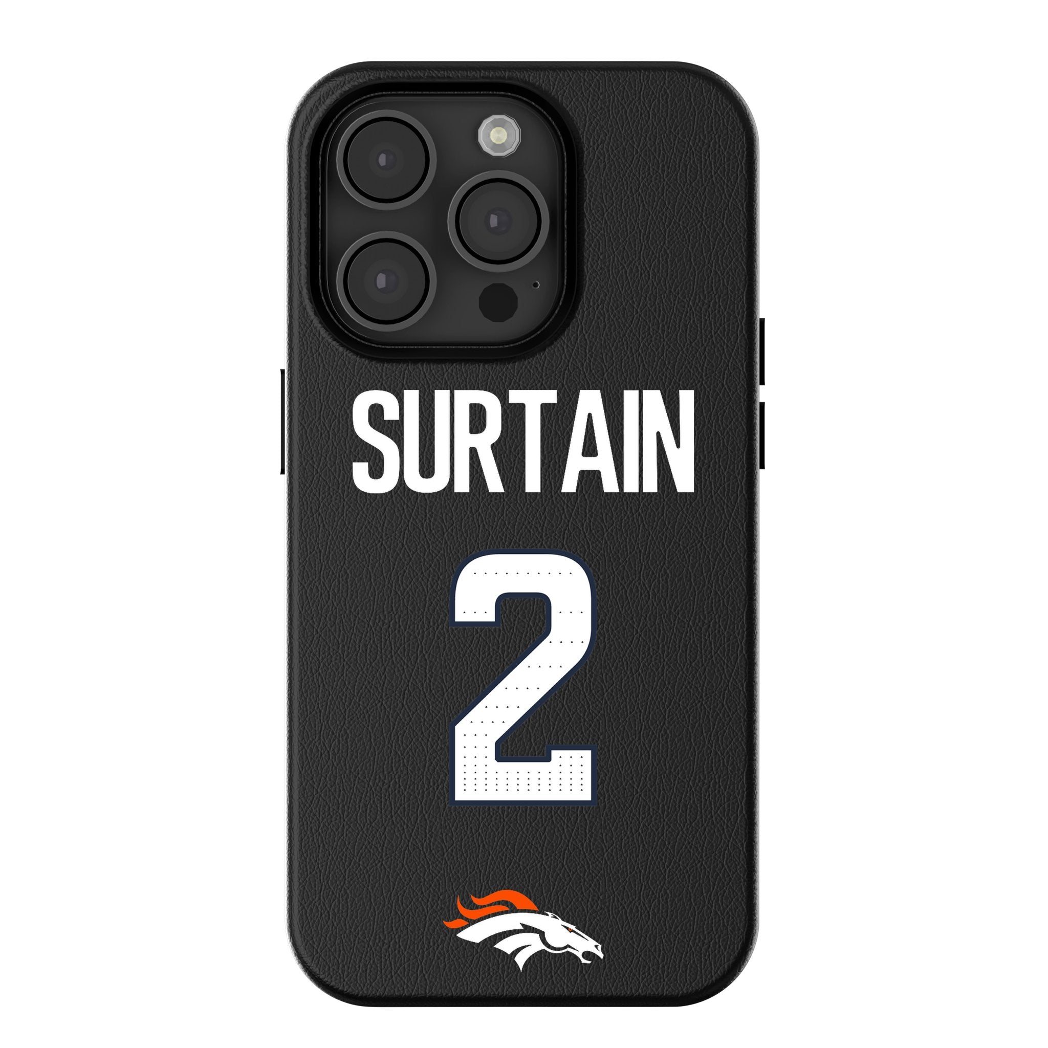 Pat Surtain II Denver Broncos 2 Game Tactic MagSafe Compatible Phone Case for Apple iPhone - Sports Gifts, Sports Memorabilia, Sports Collectibles, Fan Shop