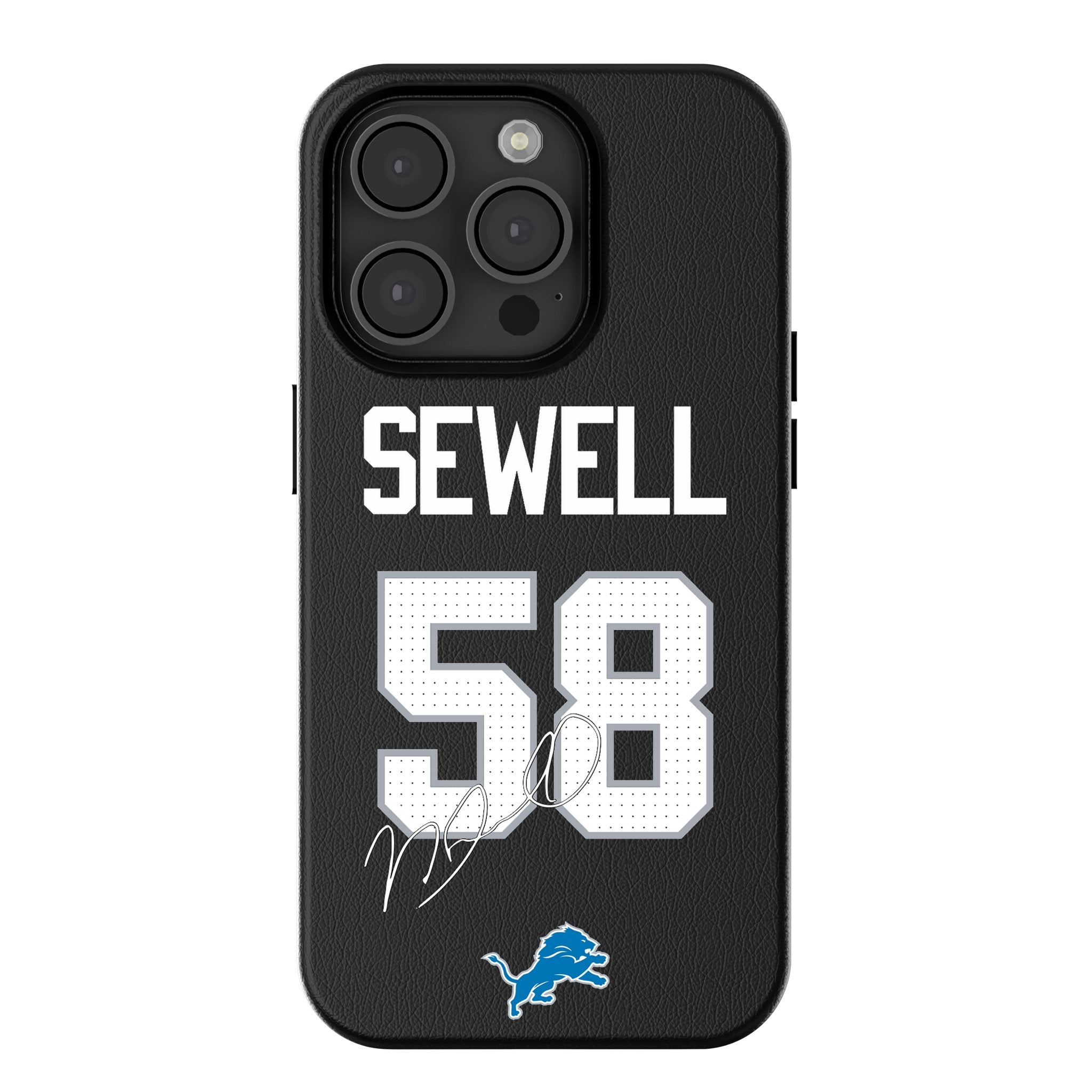 Penei Sewell Detroit Lions 58 Ready MagSafe Compatible Phone Case for Apple iPhone - Sports Gifts, Sports Memorabilia, Sports Collectibles, Fan Shop