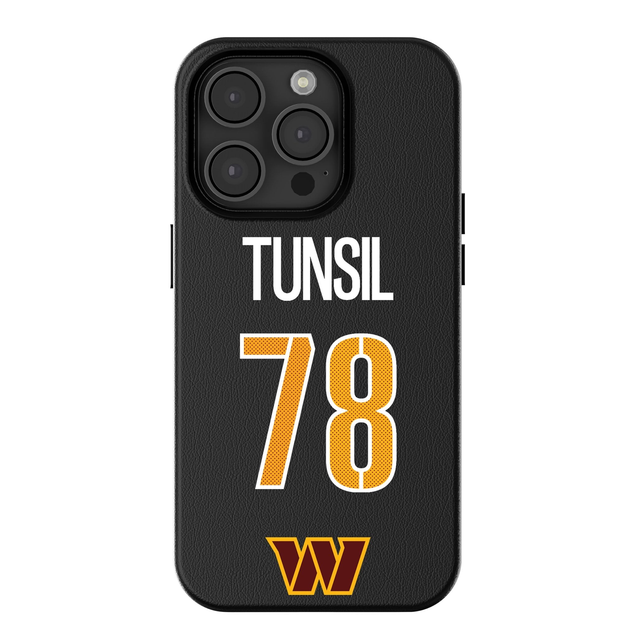 Laremy Tunsil Washington Commanders 78 Game Tactic MagSafe Compatible Phone Case for Apple iPhone - Sports Gifts, Sports Memorabilia, Sports Collectibles, Fan Shop