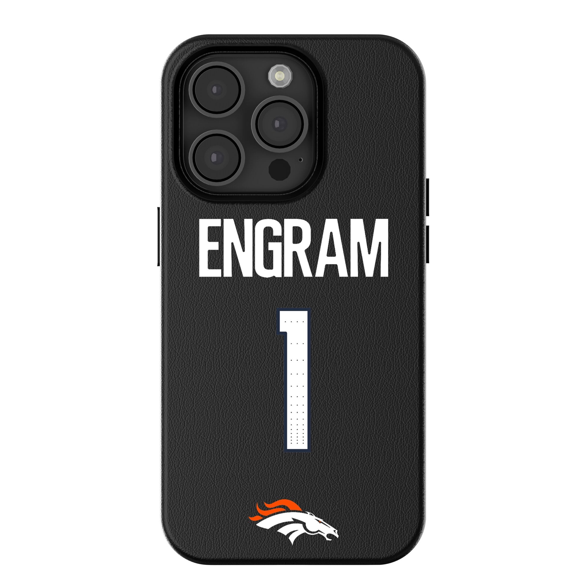 Evan Engram Denver Broncos 1 Game Tactic MagSafe Compatible Phone Case for Apple iPhone - Sports Gifts, Sports Memorabilia, Sports Collectibles, Fan Shop