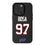 Joey Bosa Buffalo Bills 97 Game Tactic MagSafe Compatible Phone Case for Apple iPhone - Sports Gifts, Sports Memorabilia, Sports Collectibles, Fan Shop