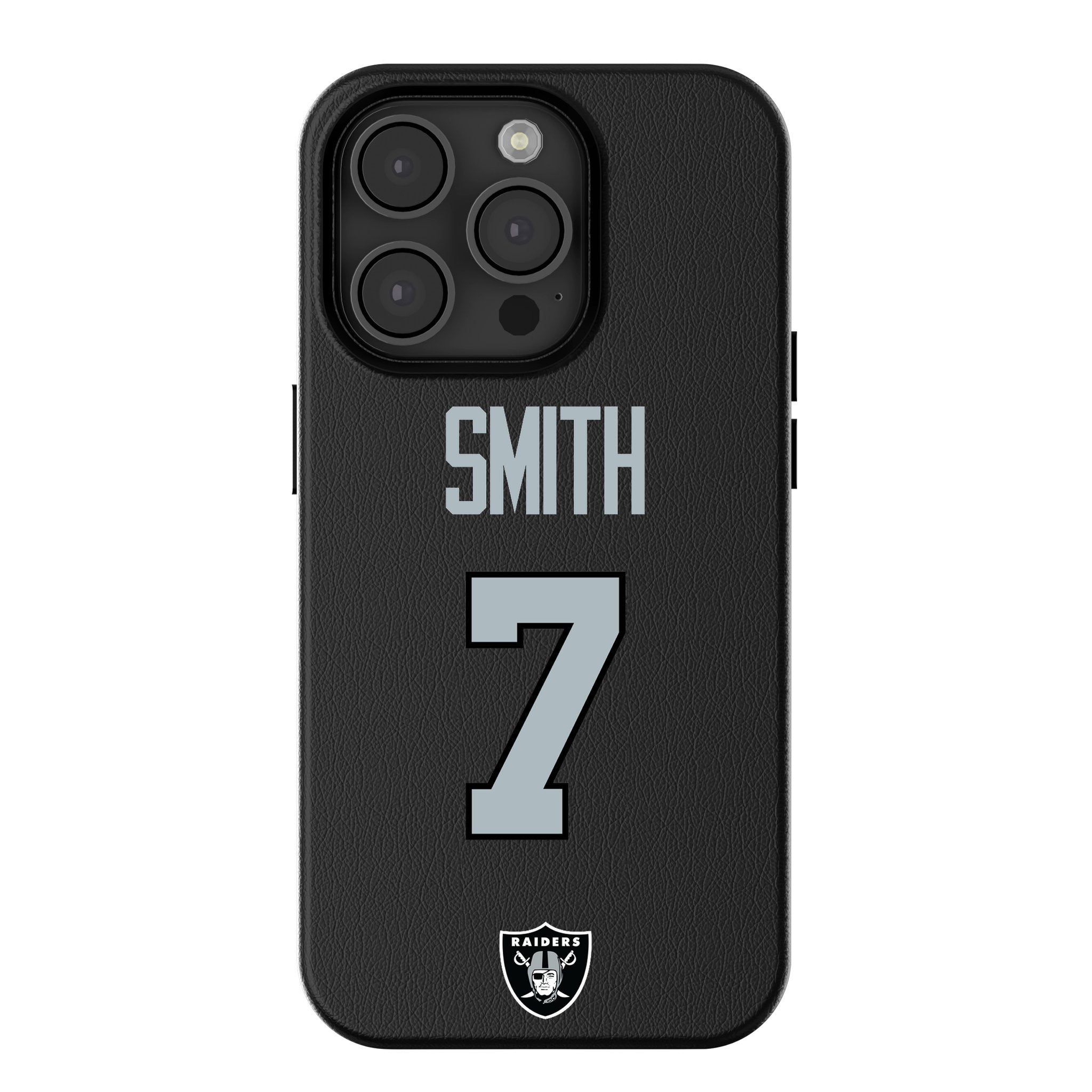 Geno Smith Las Vegas Raiders 7 Game Tactic MagSafe Compatible Phone Case for Apple iPhone - Sports Gifts, Sports Memorabilia, Sports Collectibles, Fan Shop