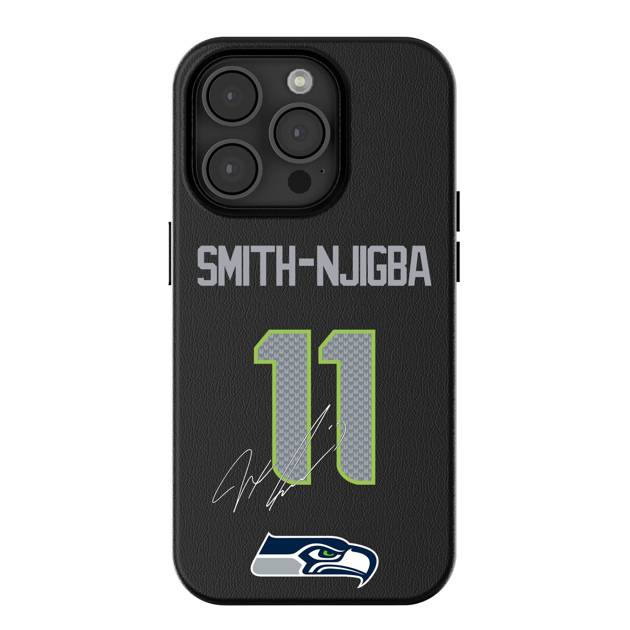 Jaxon Smith-Njigba Seattle Seahawks 11 Game Tactic MagSafe Compatible Phone Case for Apple iPhone - Sports Gifts, Sports Memorabilia, Sports Collectibles, Fan Shop