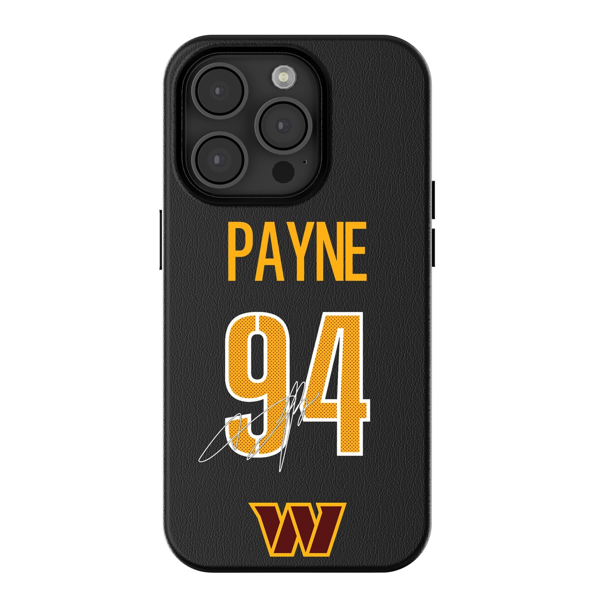Daron Payne Washington Commanders 94 Ready MagSafe Compatible Phone Case for Apple iPhone - Sports Gifts, Sports Memorabilia, Sports Collectibles, Fan Shop