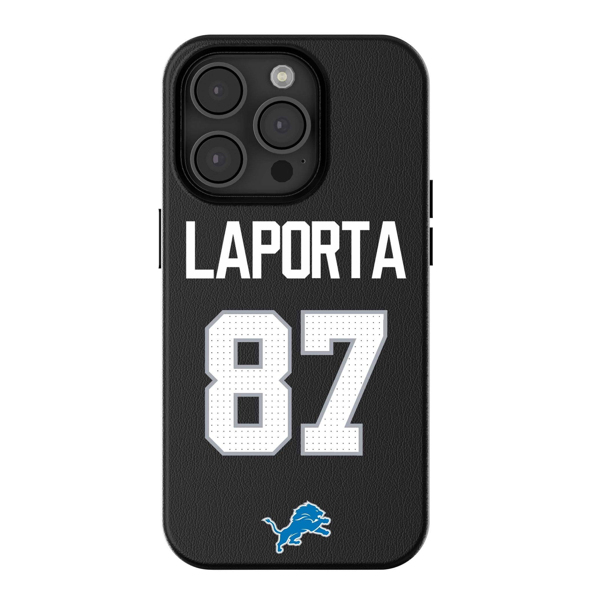 Sam LaPorta Detroit Lions 87 Ready MagSafe Compatible Phone Case for Apple iPhone - Sports Gifts, Sports Memorabilia, Sports Collectibles, Fan Shop