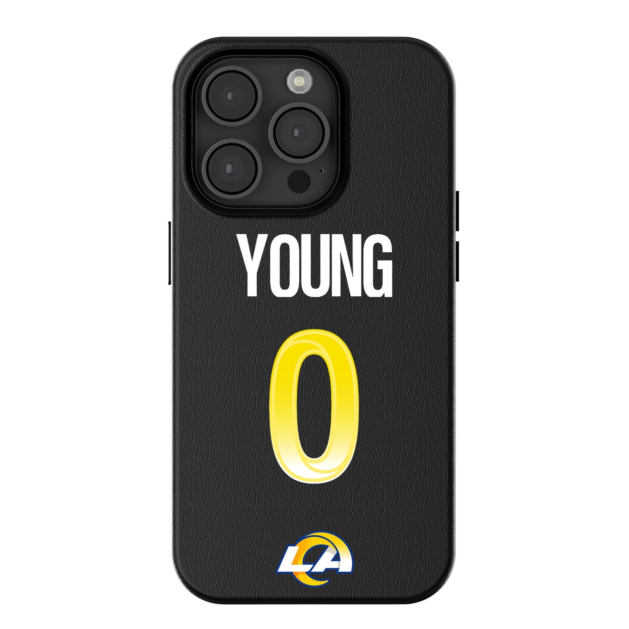 Byron Young Los Angeles Rams 0 Ready MagSafe Compatible Phone Case for Apple iPhone - Sports Gifts, Sports Memorabilia, Sports Collectibles, Fan Shop