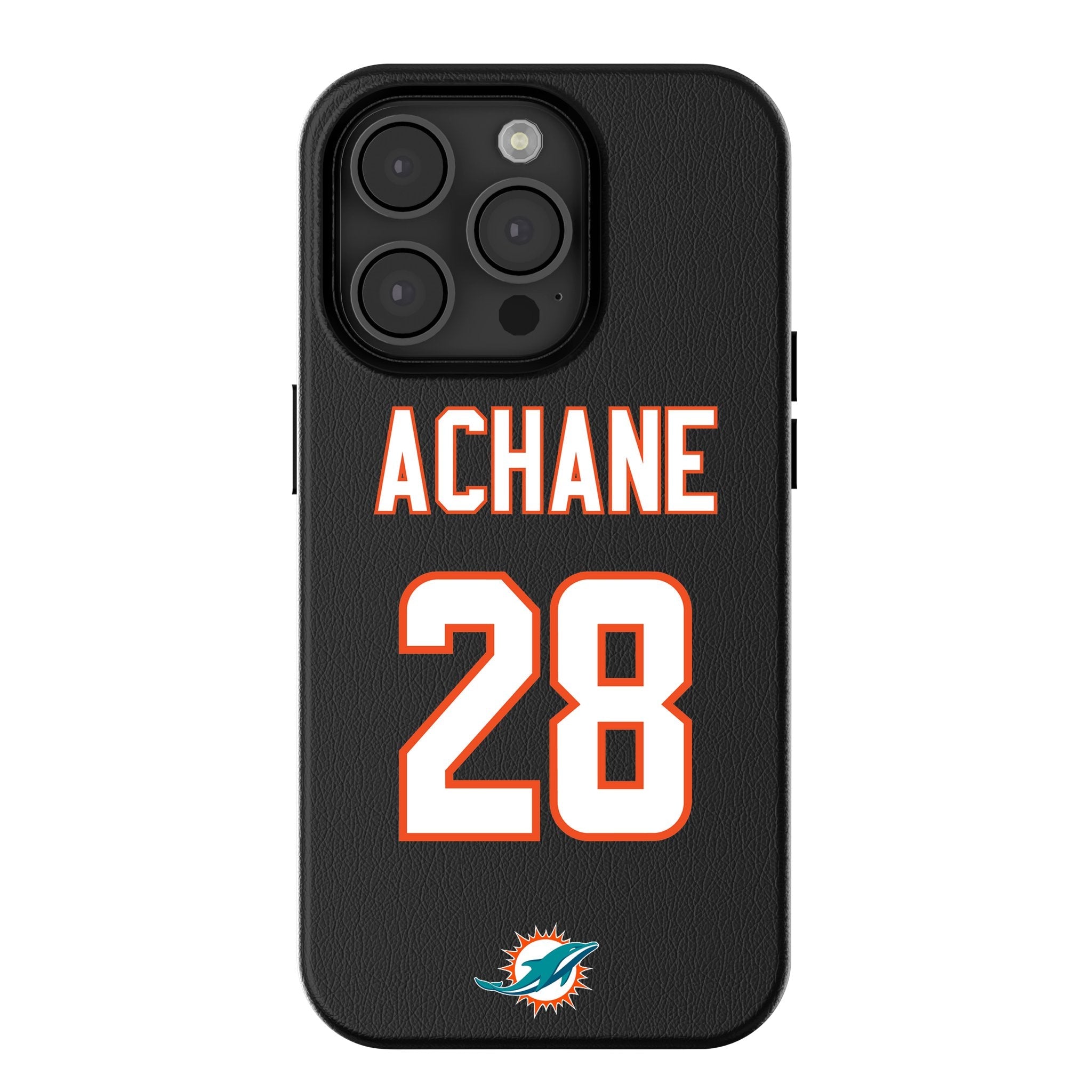 De'Von Achane Miami Dolphins 28 Ready MagSafe Compatible Phone Case for Apple iPhone - Sports Gifts, Sports Memorabilia, Sports Collectibles, Fan Shop