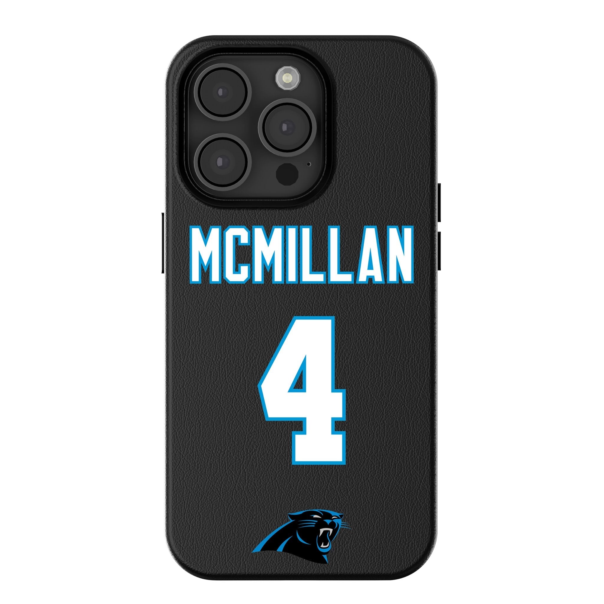 Tetairoa McMillan Carolina Panthers 4 Game Tactic MagSafe Compatible Phone Case for Apple iPhone - Sports Gifts, Sports Memorabilia, Sports Collectibles, Fan Shop