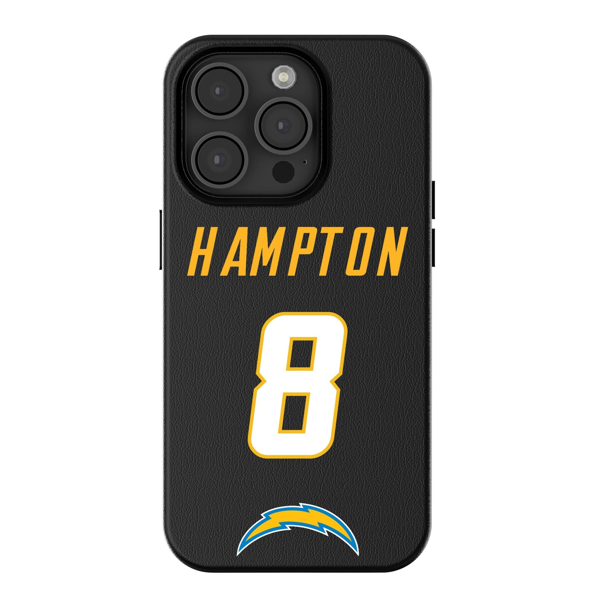 Omarion Hampton Los Angeles Chargers 8 Game Tactic MagSafe Compatible Phone Case for Apple iPhone - Sports Gifts, Sports Memorabilia, Sports Collectibles, Fan Shop