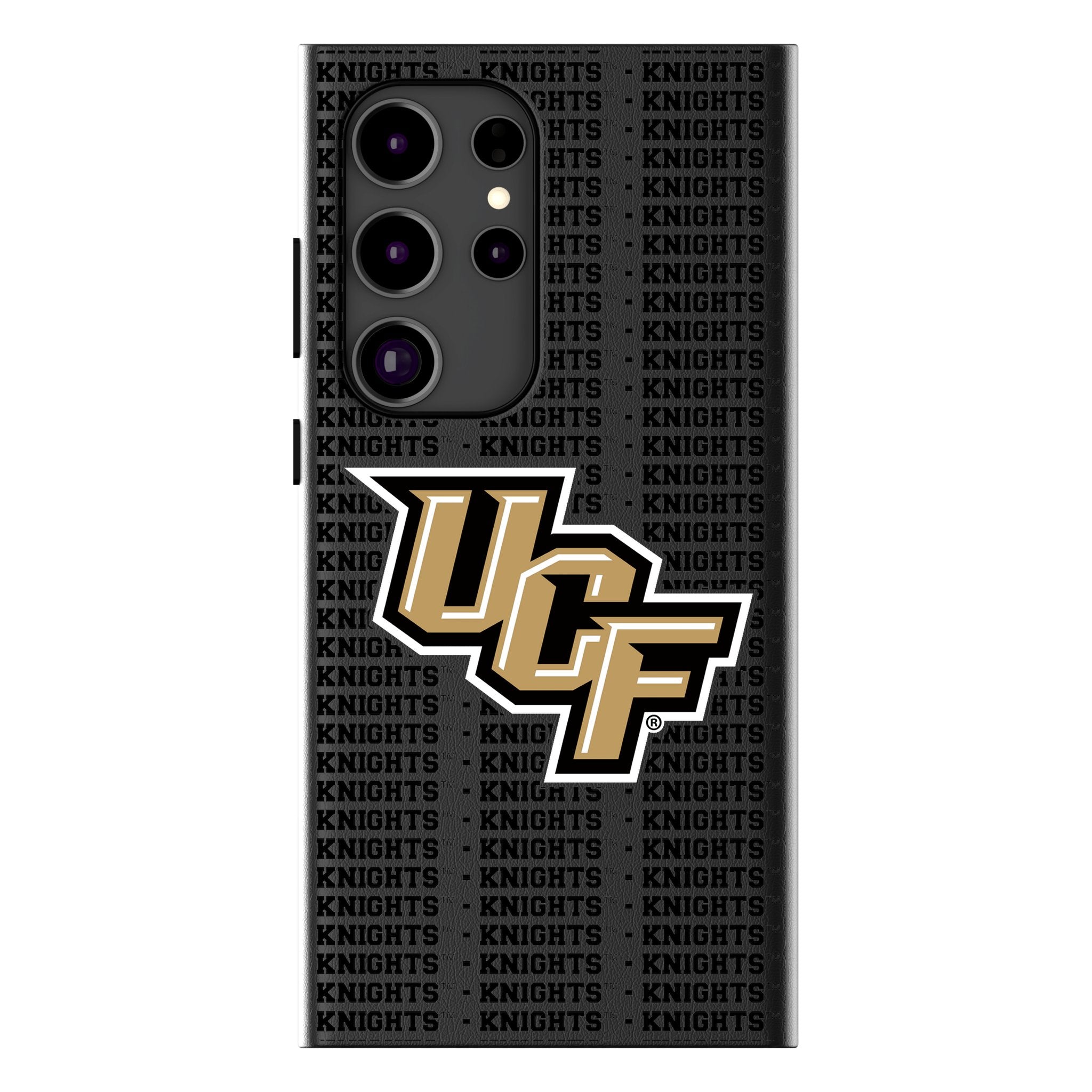 University of Central Florida Golden Knights Text Backdrop MagSafe Compatible Phone Case for Samsung Galaxy - Sports Gifts, Sports Memorabilia, Sports Collectibles, Fan Shop