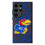 University of Kansas Jayhawks Paisley MagSafe Compatible Phone Case for Samsung Galaxy - Sports Gifts, Sports Memorabilia, Sports Collectibles, Fan Shop