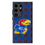 University of Kansas Jayhawks Plaid MagSafe Compatible Phone Case for Samsung Galaxy - Sports Gifts, Sports Memorabilia, Sports Collectibles, Fan Shop