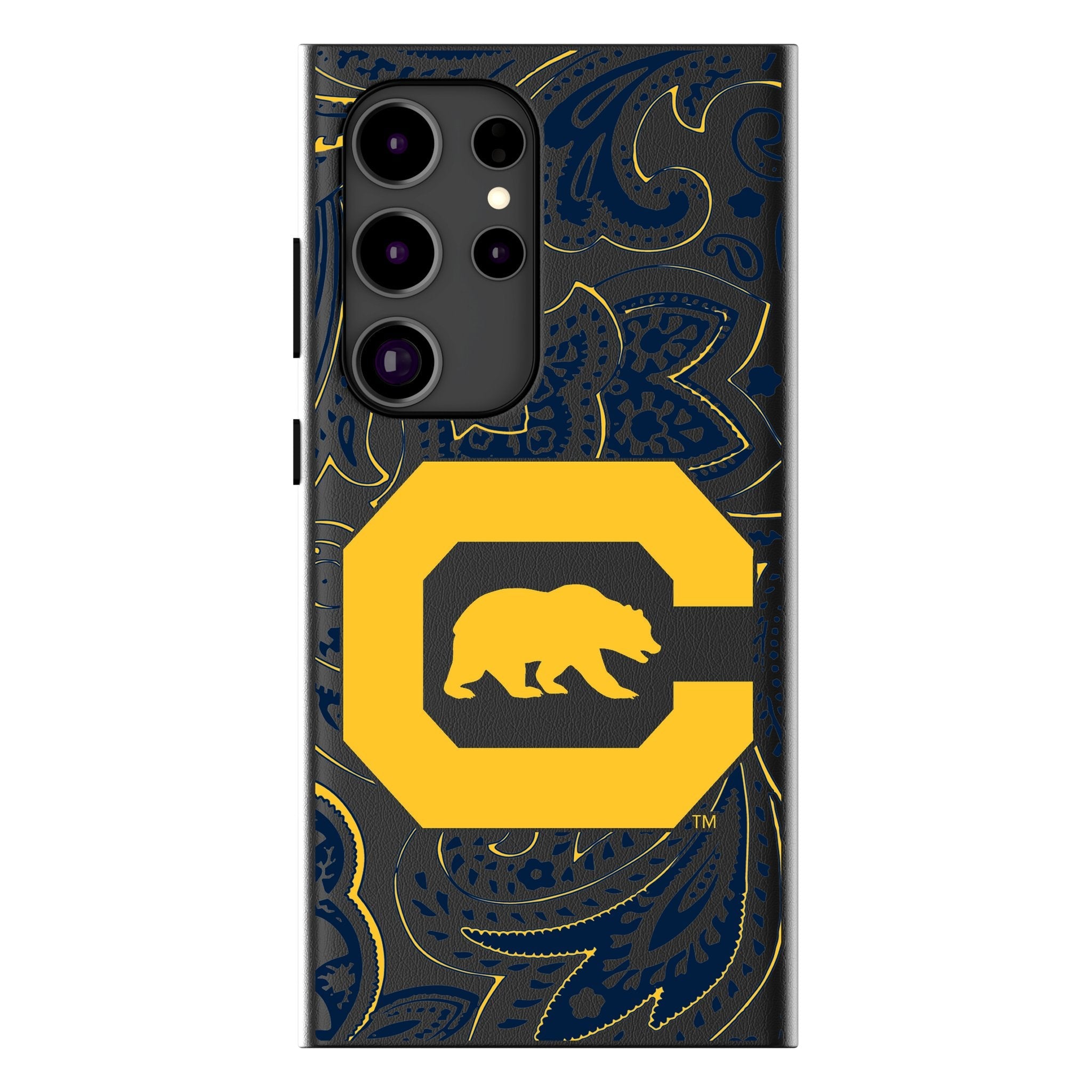 University of California Berkeley Golden Bears Paisley MagSafe Compatible Phone Case for Samsung Galaxy - Sports Gifts, Sports Memorabilia, Sports Collectibles, Fan Shop