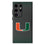 University of Miami Hurricanes Linen MagSafe Compatible Phone Case for Samsung Galaxy - Sports Gifts, Sports Memorabilia, Sports Collectibles, Fan Shop
