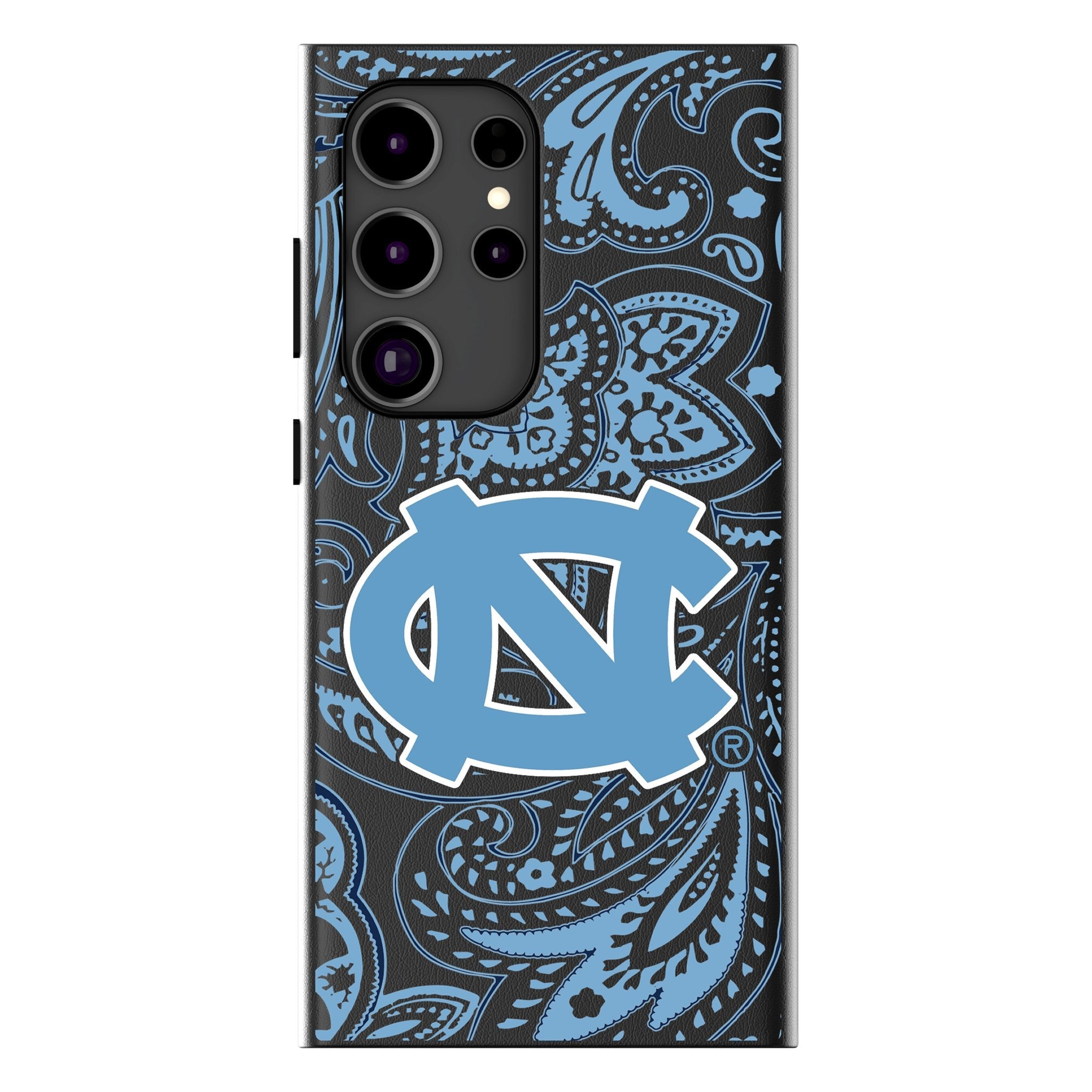 University of North Carolina Tar Heels Paisley MagSafe Compatible Phone Case for Samsung Galaxy - Sports Gifts, Sports Memorabilia, Sports Collectibles, Fan Shop