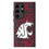 Washington State University Cougars Paisley MagSafe Compatible Phone Case for Samsung Galaxy - Sports Gifts, Sports Memorabilia, Sports Collectibles, Fan Shop