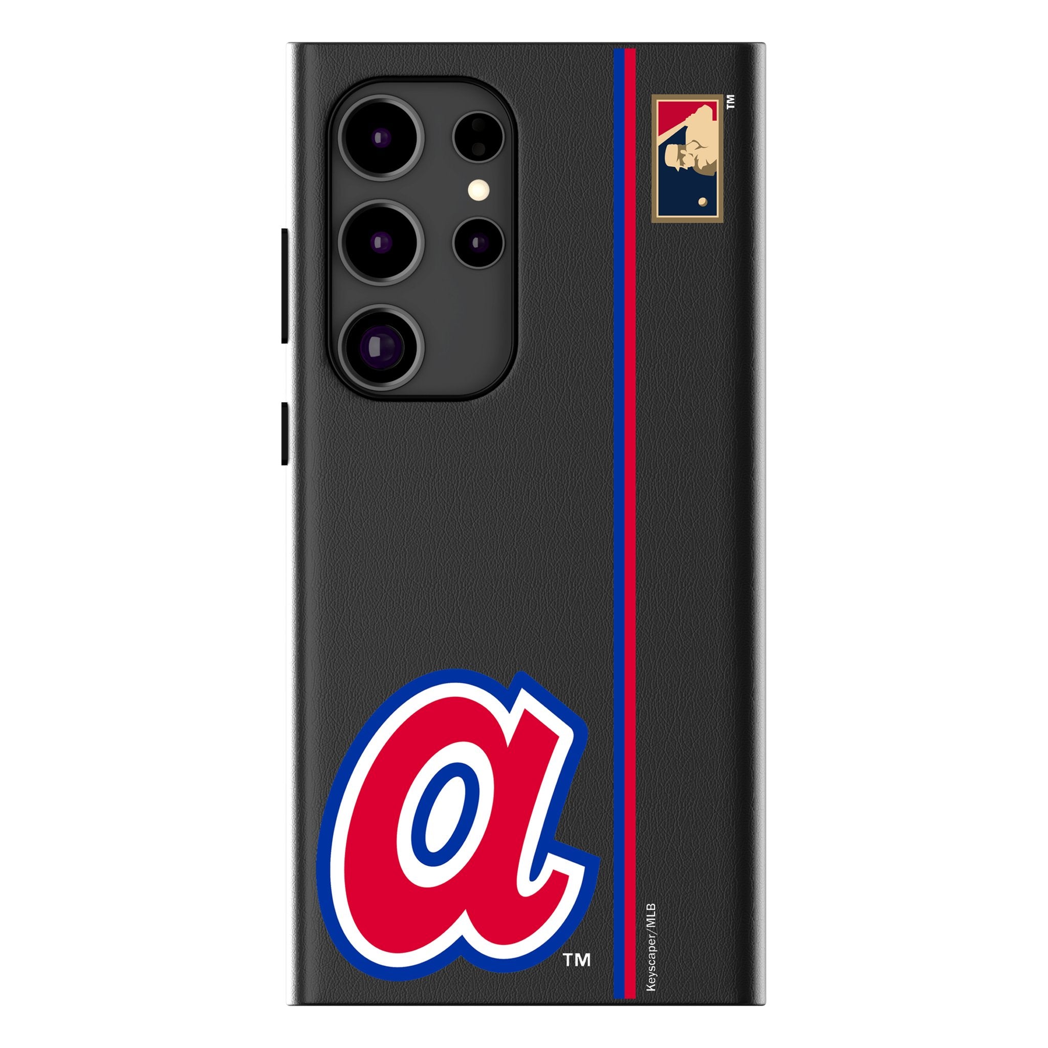 Atlanta Braves 1972-1980 - Cooperstown Collection Sidebar MagSafe Compatible Phone Case for Samsung Galaxy - Sports Gifts, Sports Memorabilia, Sports Collectibles, Fan Shop