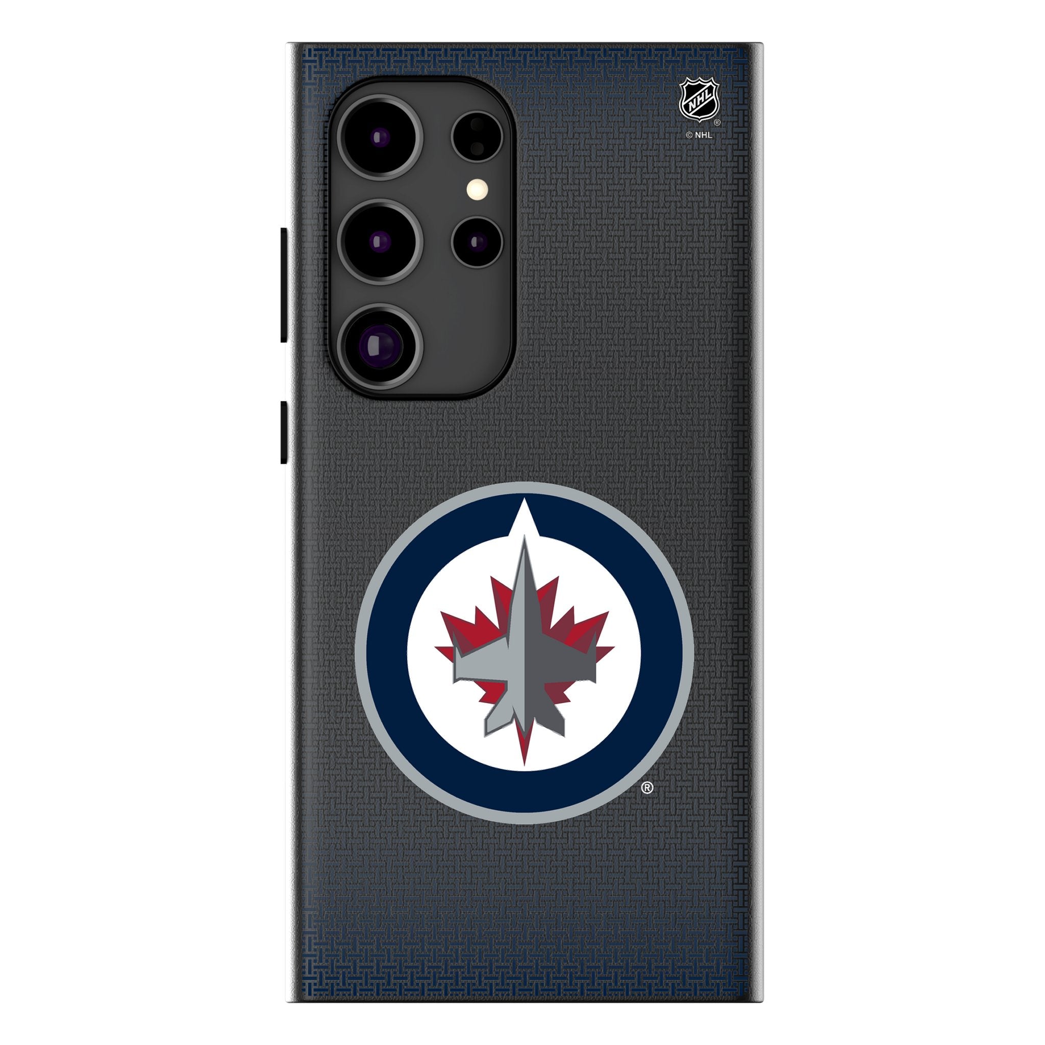 Winnipeg Jets Linen MagSafe Compatible Phone Case for Samsung Galaxy - Sports Gifts, Sports Memorabilia, Sports Collectibles, Fan Shop