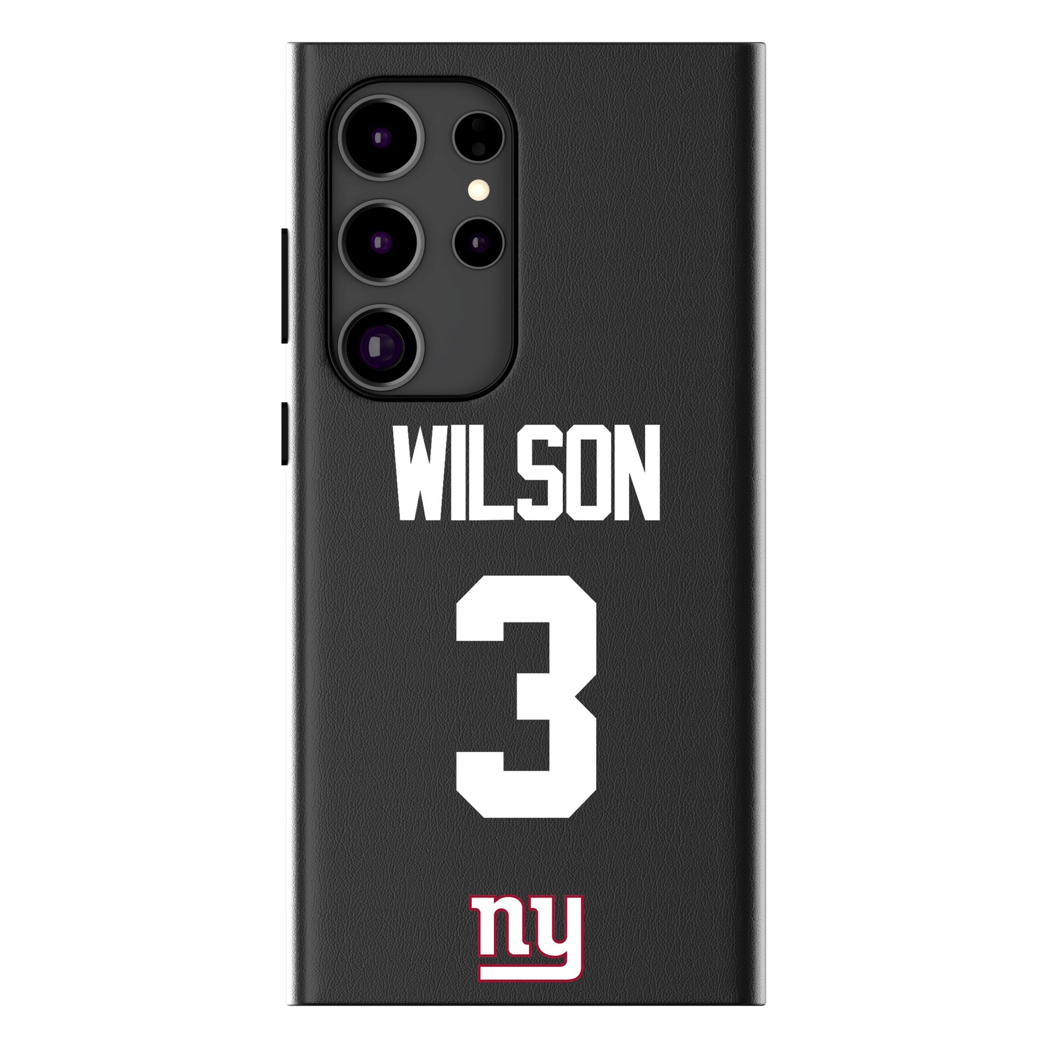 Russell Wilson New York Giants 3 Game Tactic MagSafe Compatible Phone Case for Samsung Galaxy - Sports Gifts, Sports Memorabilia, Sports Collectibles, Fan Shop