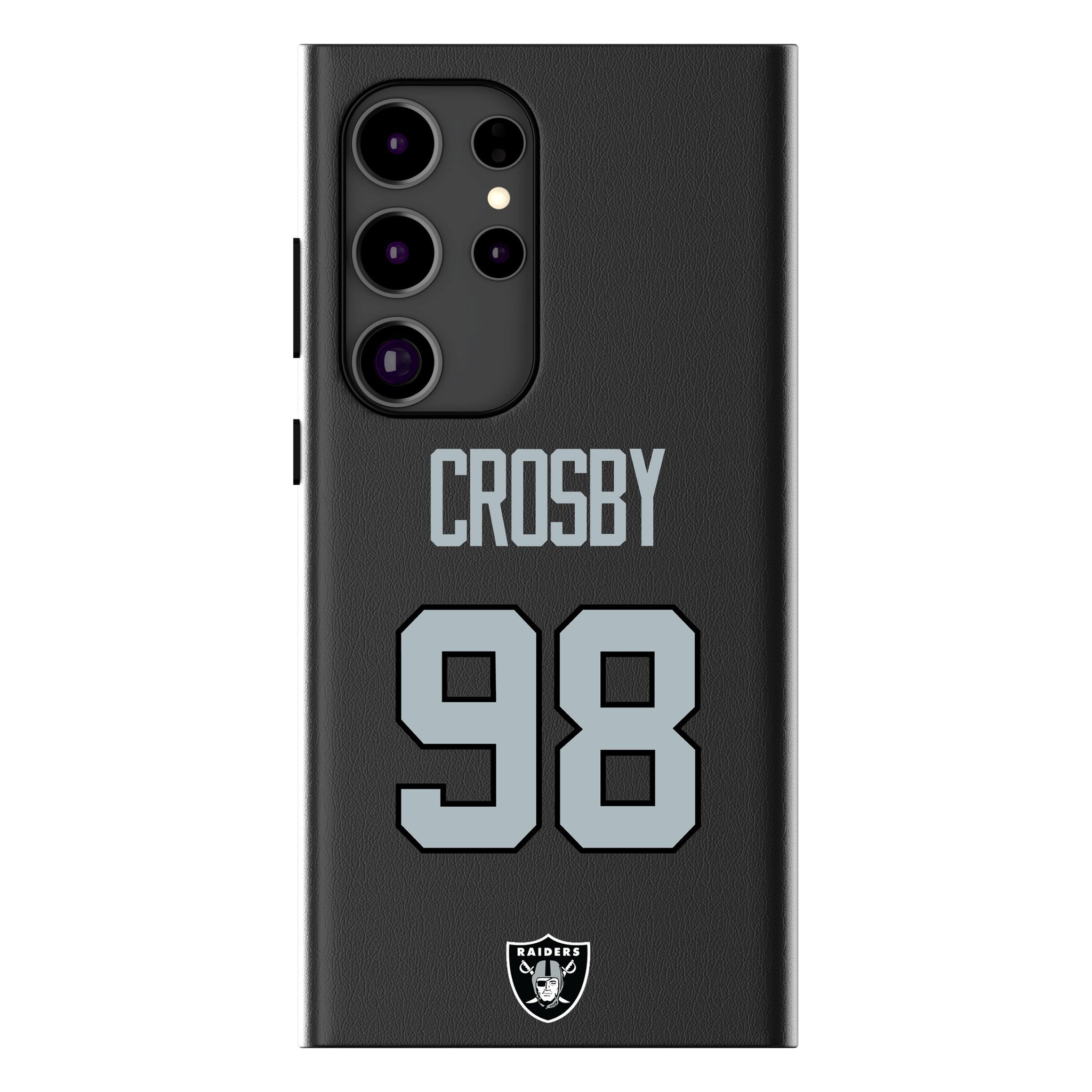 Maxx Crosby Las Vegas Raiders 98 Ready MagSafe Compatible Phone Case for Samsung Galaxy - Sports Gifts, Sports Memorabilia, Sports Collectibles, Fan Shop