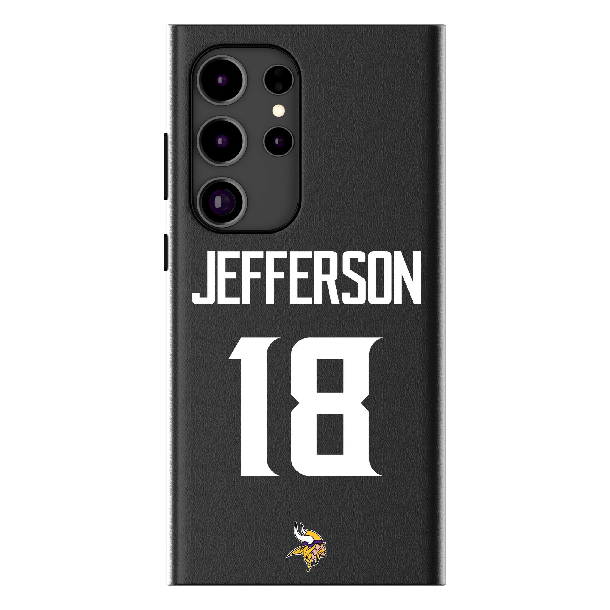 Justin Jefferson Minnesota Vikings 18 Ready MagSafe Compatible Phone Case for Samsung Galaxy - Sports Gifts, Sports Memorabilia, Sports Collectibles, Fan Shop
