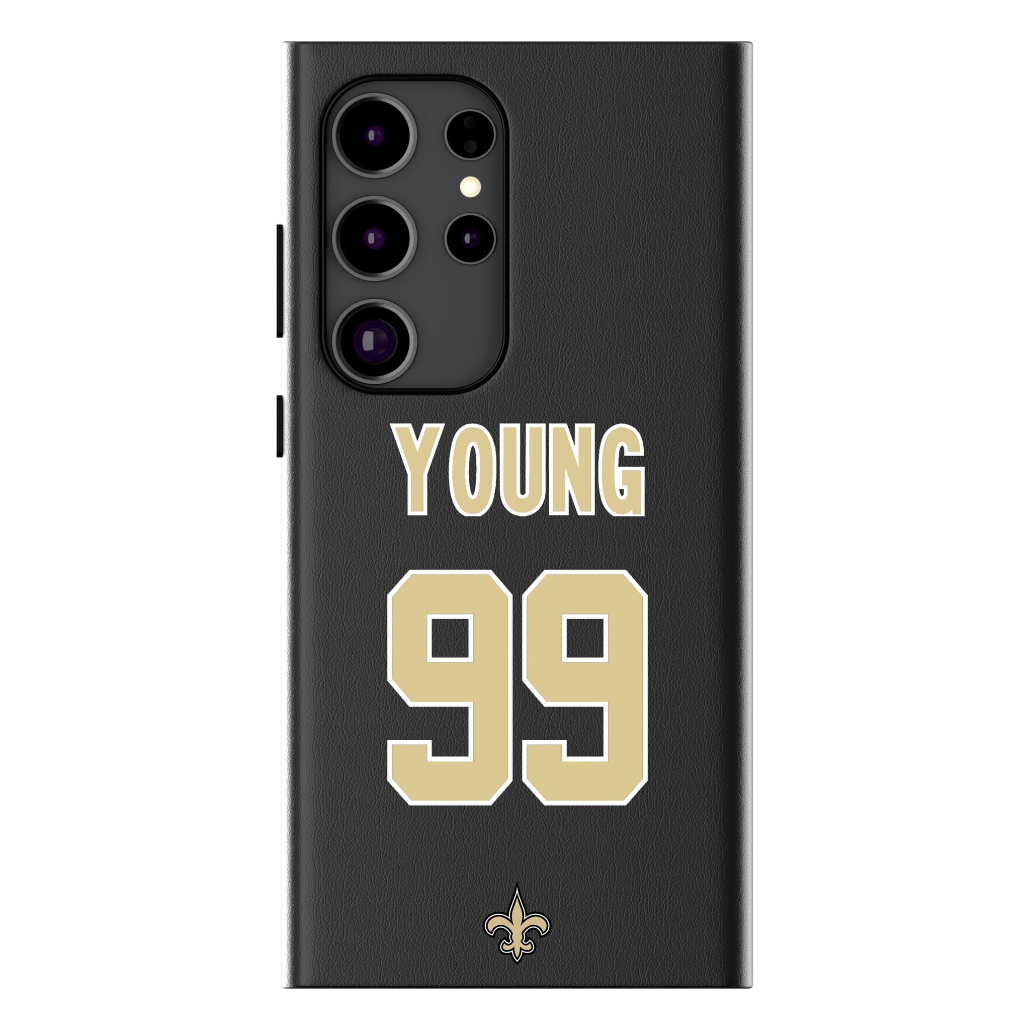 Chase Young New Orleans Saints 99 Ready MagSafe Compatible Phone Case for Samsung Galaxy - Sports Gifts, Sports Memorabilia, Sports Collectibles, Fan Shop