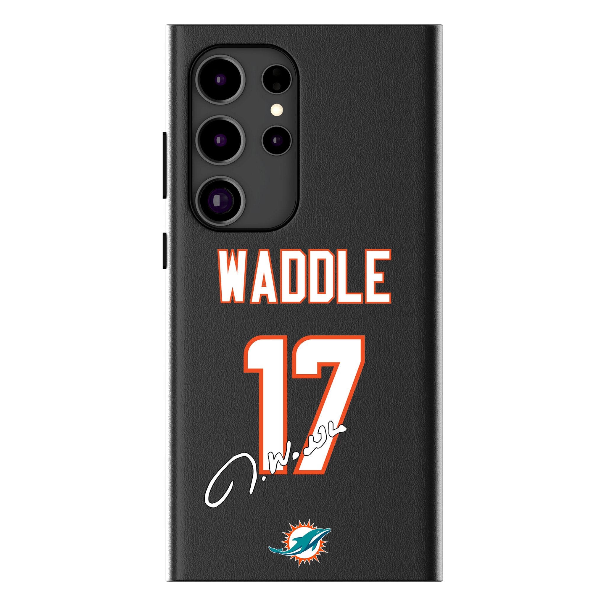 Jaylen Waddle Miami Dolphins 17 Ready MagSafe Compatible Phone Case for Samsung Galaxy - Sports Gifts, Sports Memorabilia, Sports Collectibles, Fan Shop