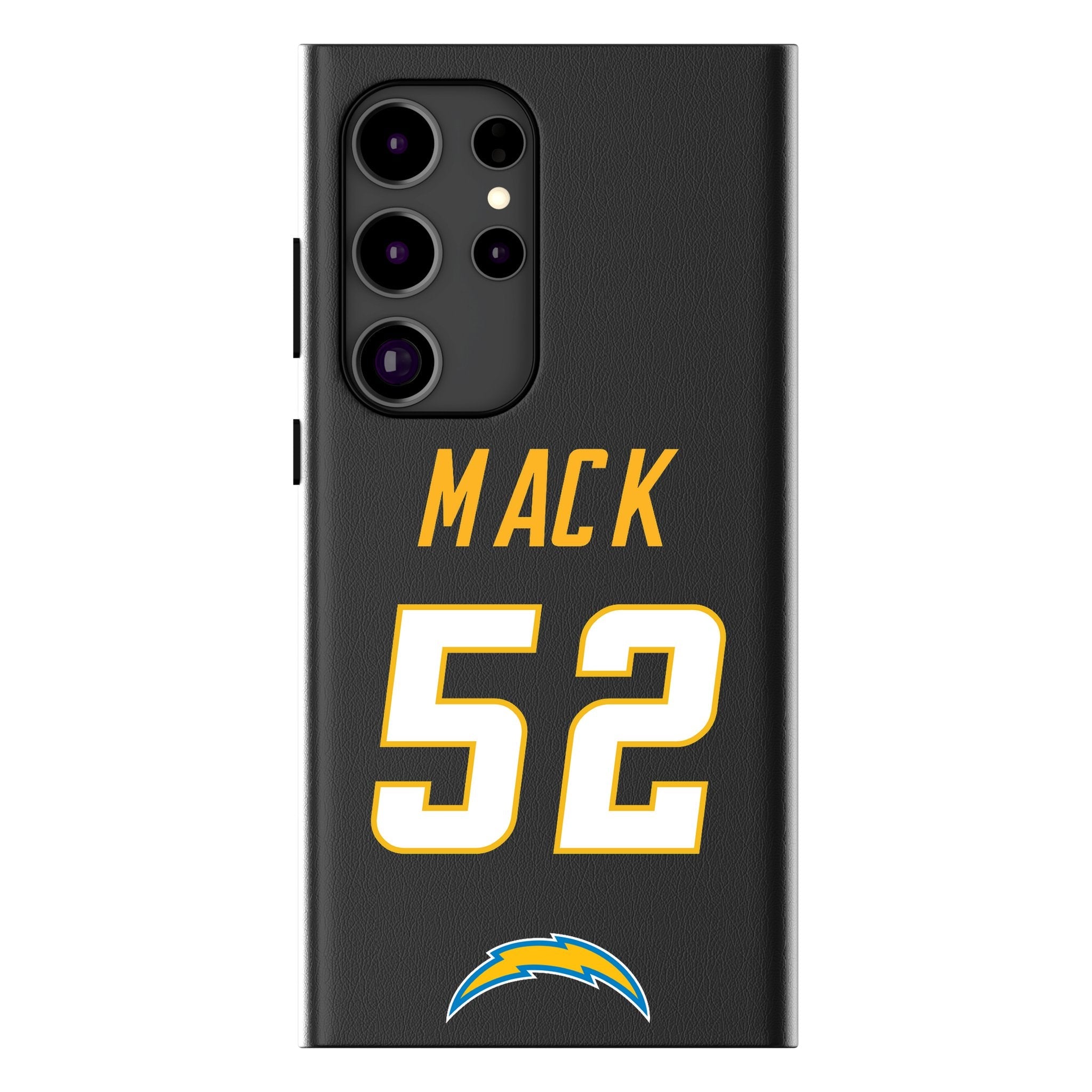 Khalil Mack Los Angeles Chargers 52 Ready MagSafe Compatible Phone Case for Samsung Galaxy - Sports Gifts, Sports Memorabilia, Sports Collectibles, Fan Shop