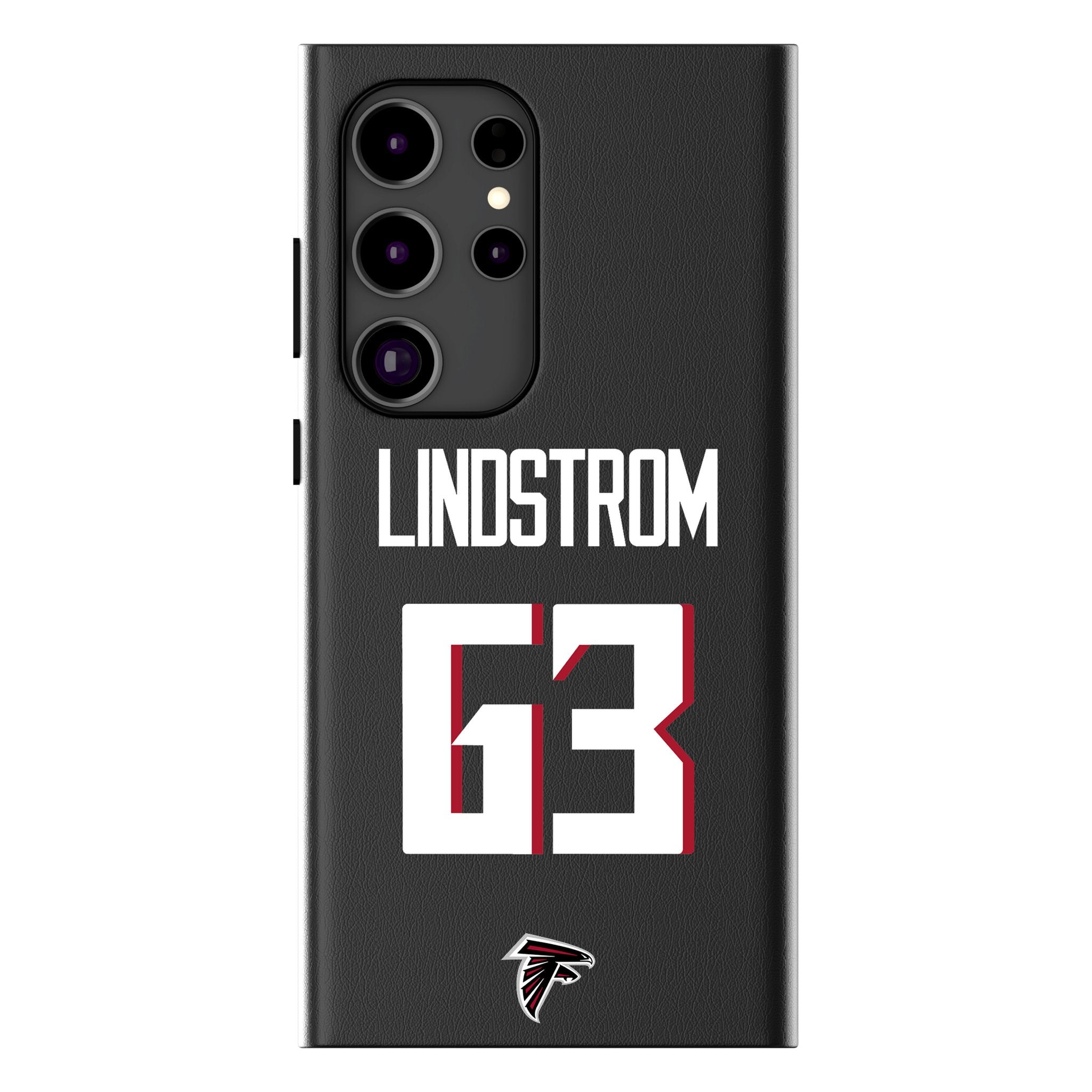 Chris Lindstrom Atlanta Falcons 63 Ready MagSafe Compatible Phone Case for Samsung Galaxy - Sports Gifts, Sports Memorabilia, Sports Collectibles, Fan Shop