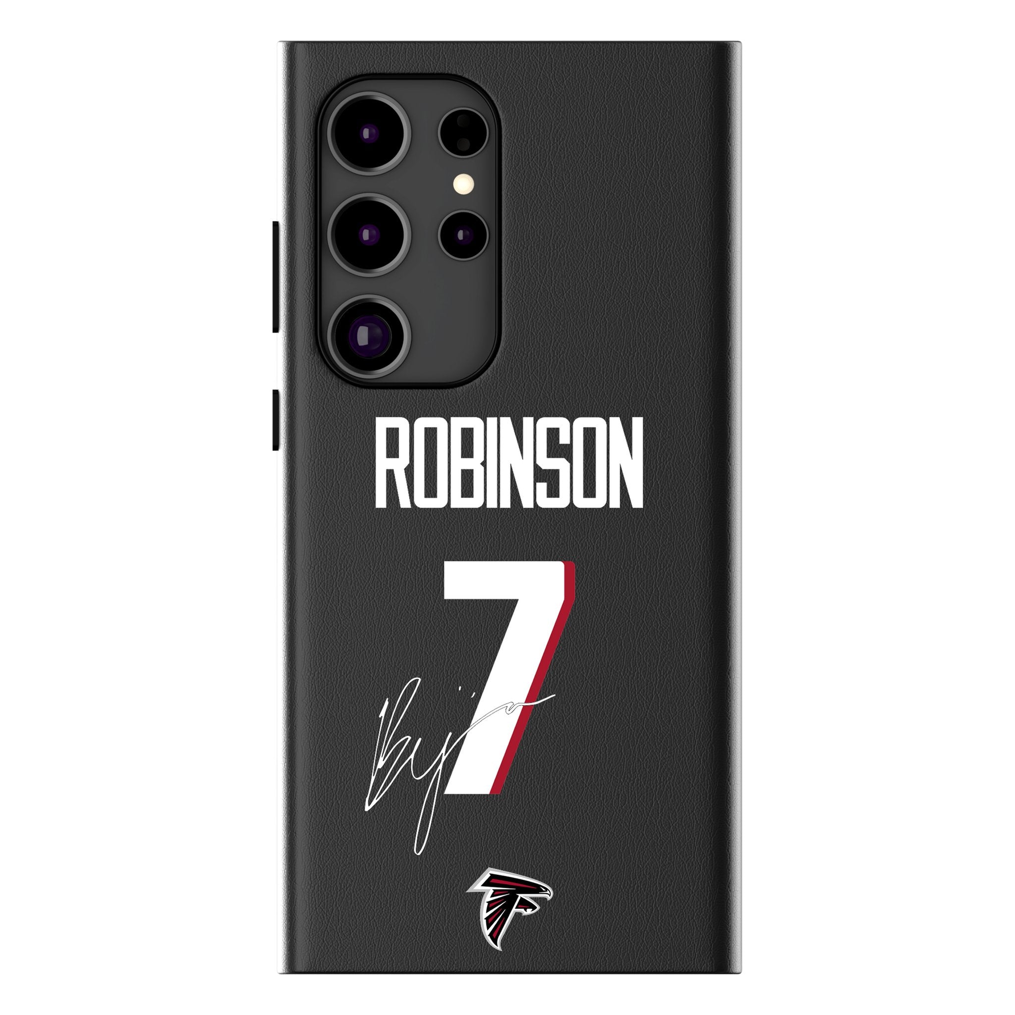 Bijan Robinson Atlanta Falcons 7 Ready MagSafe Compatible Phone Case for Samsung Galaxy - Sports Gifts, Sports Memorabilia, Sports Collectibles, Fan Shop