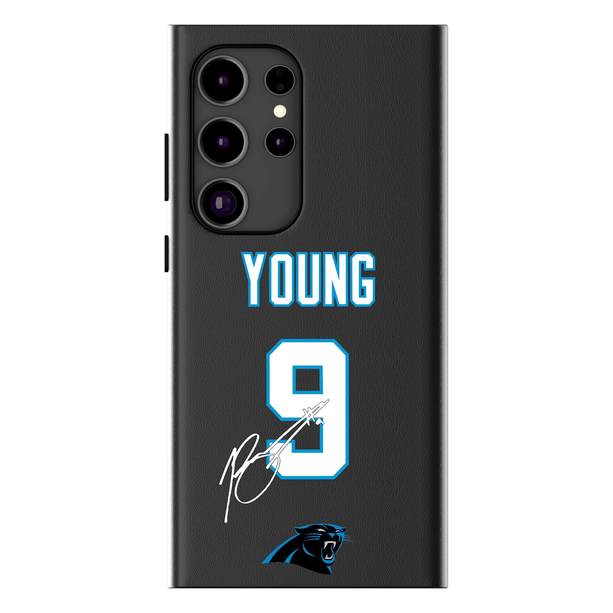 Bryce Young Carolina Panthers 9 Ready MagSafe Compatible Phone Case for Samsung Galaxy - Sports Gifts, Sports Memorabilia, Sports Collectibles, Fan Shop