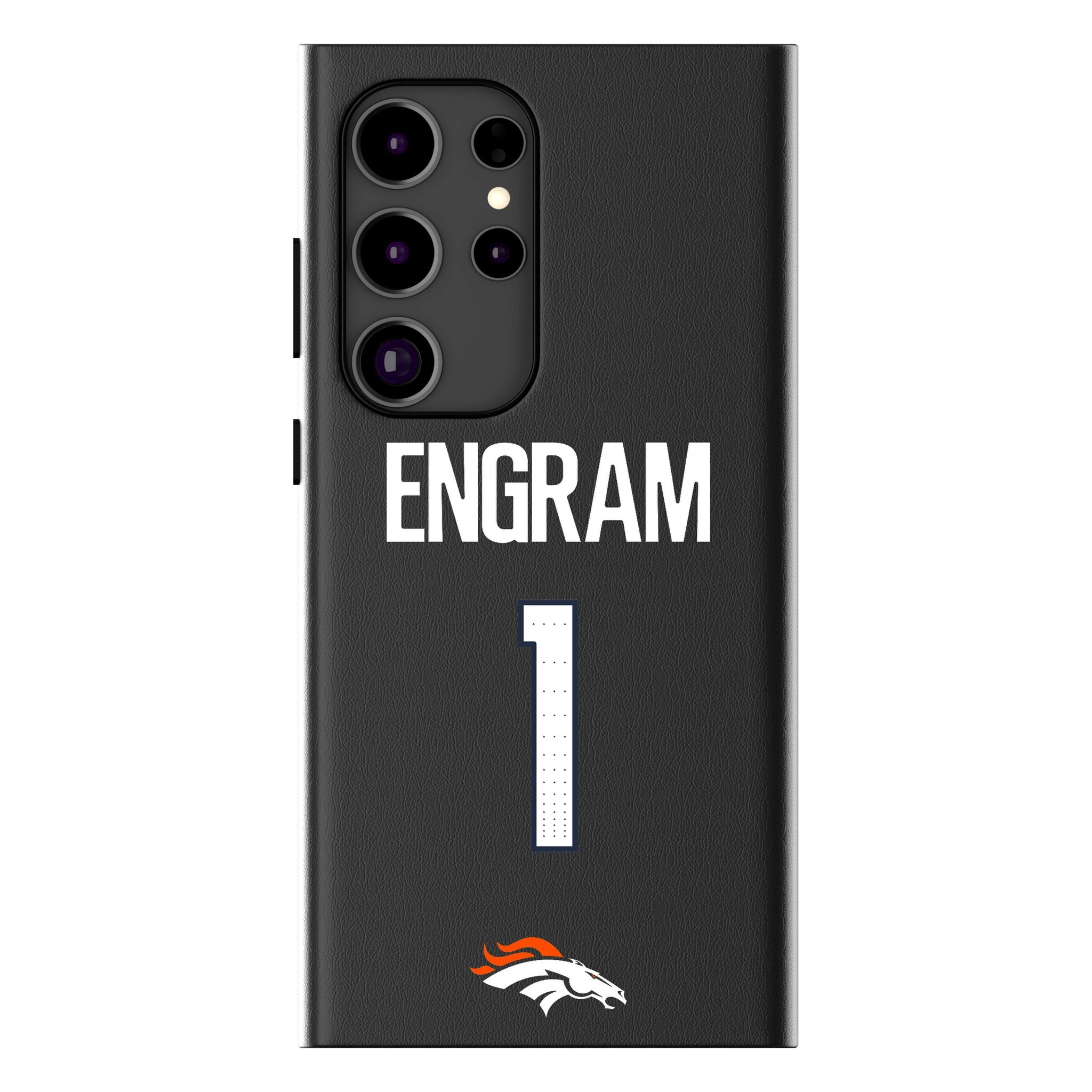 Evan Engram Denver Broncos 1 Game Tactic MagSafe Compatible Phone Case for Samsung Galaxy - Sports Gifts, Sports Memorabilia, Sports Collectibles, Fan Shop
