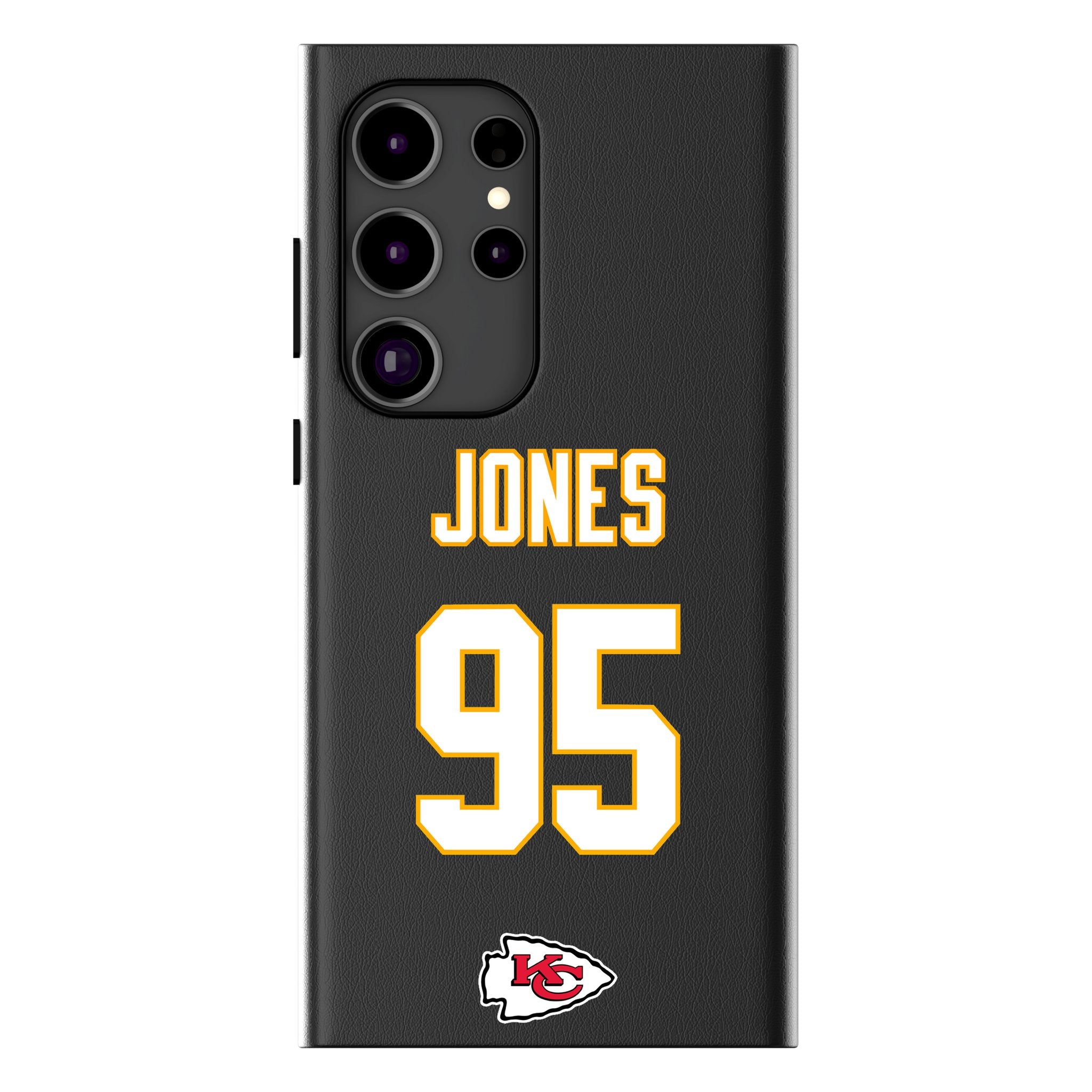 Chris Jones Kansas City Chiefs 95 Ready MagSafe Compatible Phone Case for Samsung Galaxy - Sports Gifts, Sports Memorabilia, Sports Collectibles, Fan Shop